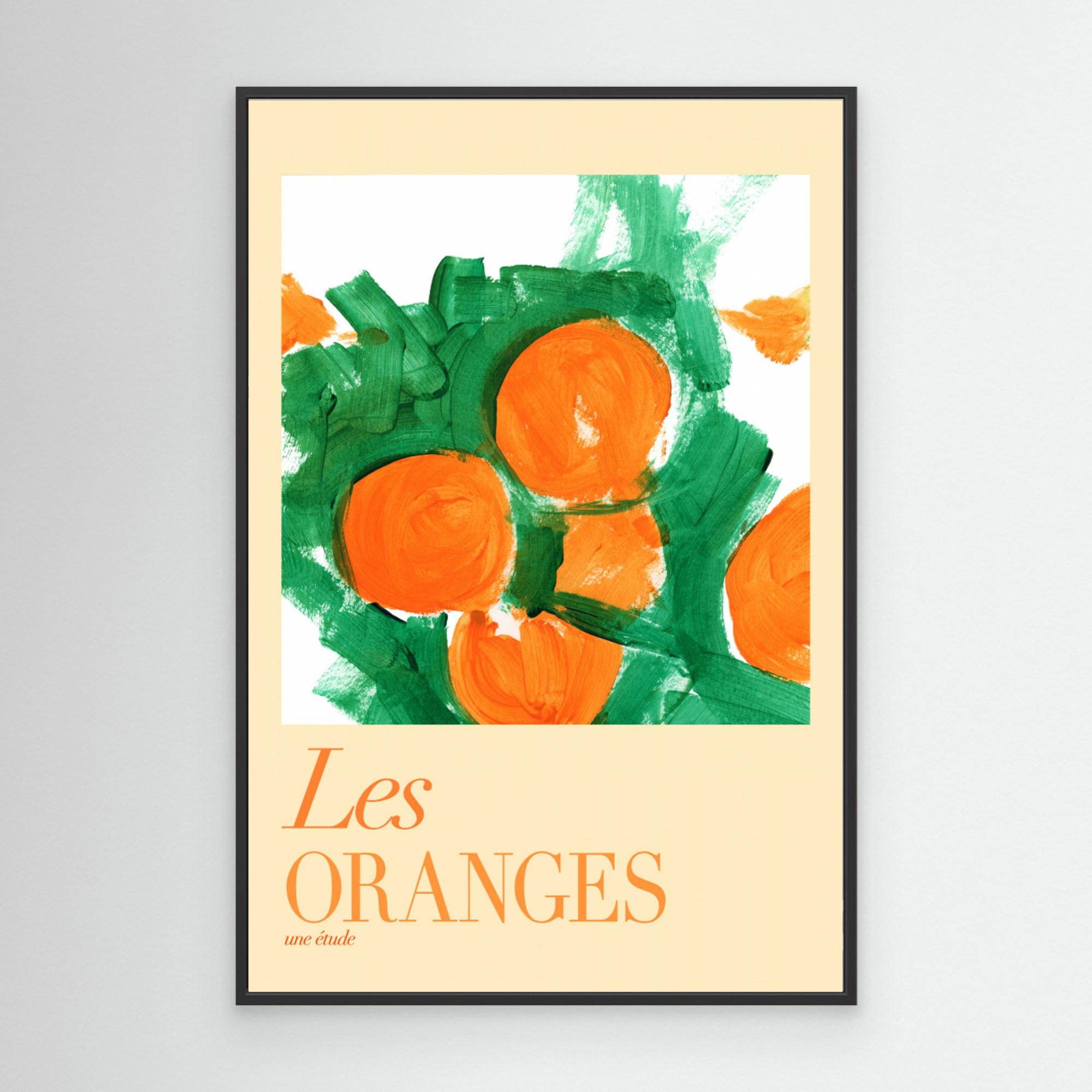 Les Oranges Une Étude 1 by Cartissi Canvas
