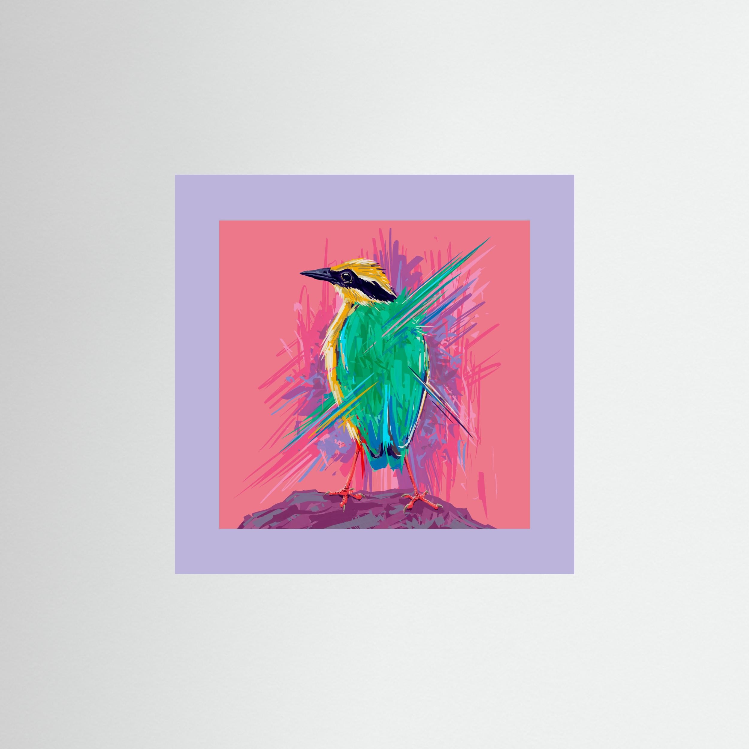 Bird Series   Indian Pitta by Rohan Dahotre Fine Art Paper