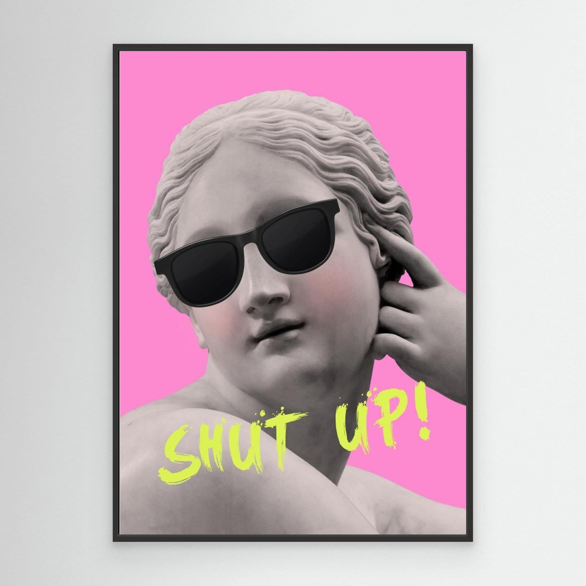 Shutuppinkyellow Ratioiso by Talitha Mc Queen Canvas