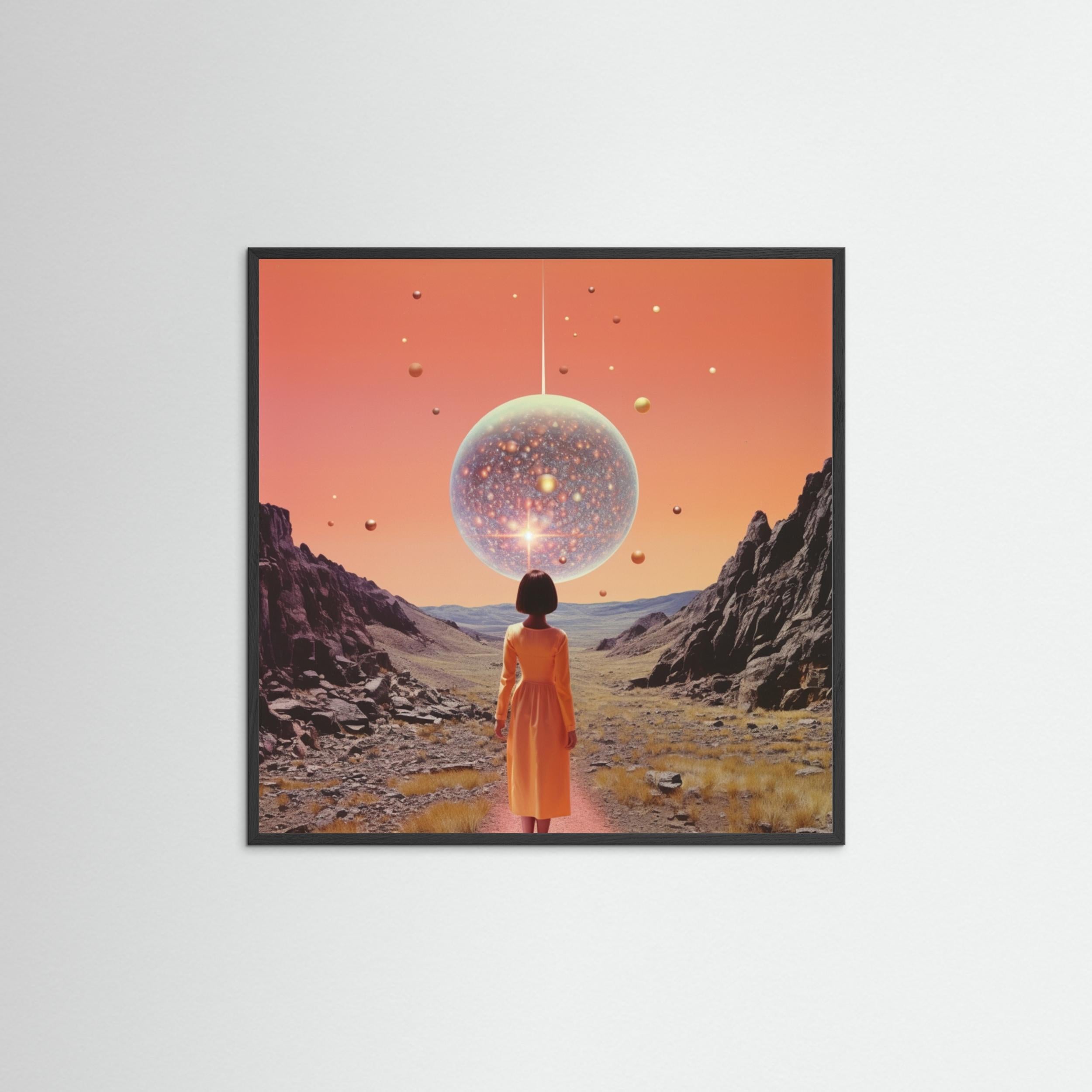 A Space Disco Collage Art by Samantha Hearn Fine Art Paper 