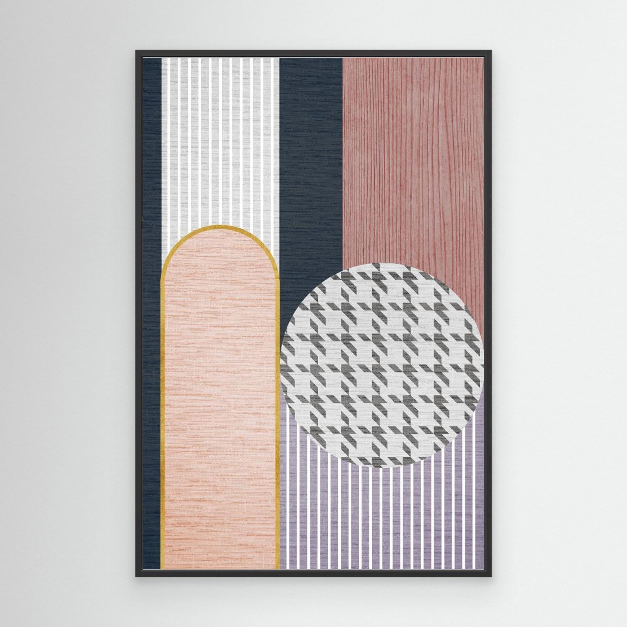 Geometricharmonyno7 by Treechild Canvas