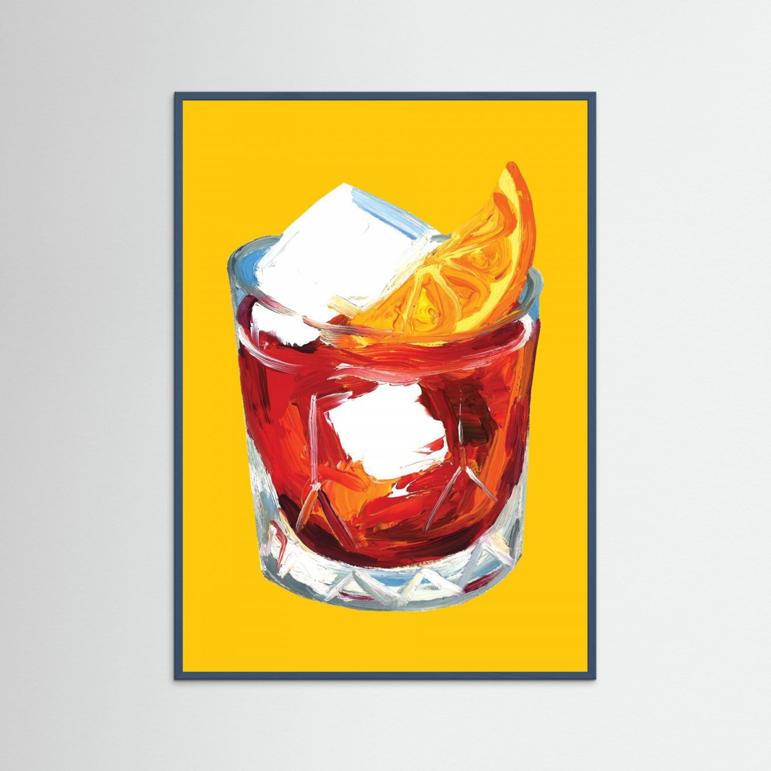 Negroni On Sunshine by Alice Straker Fine Art Paper 