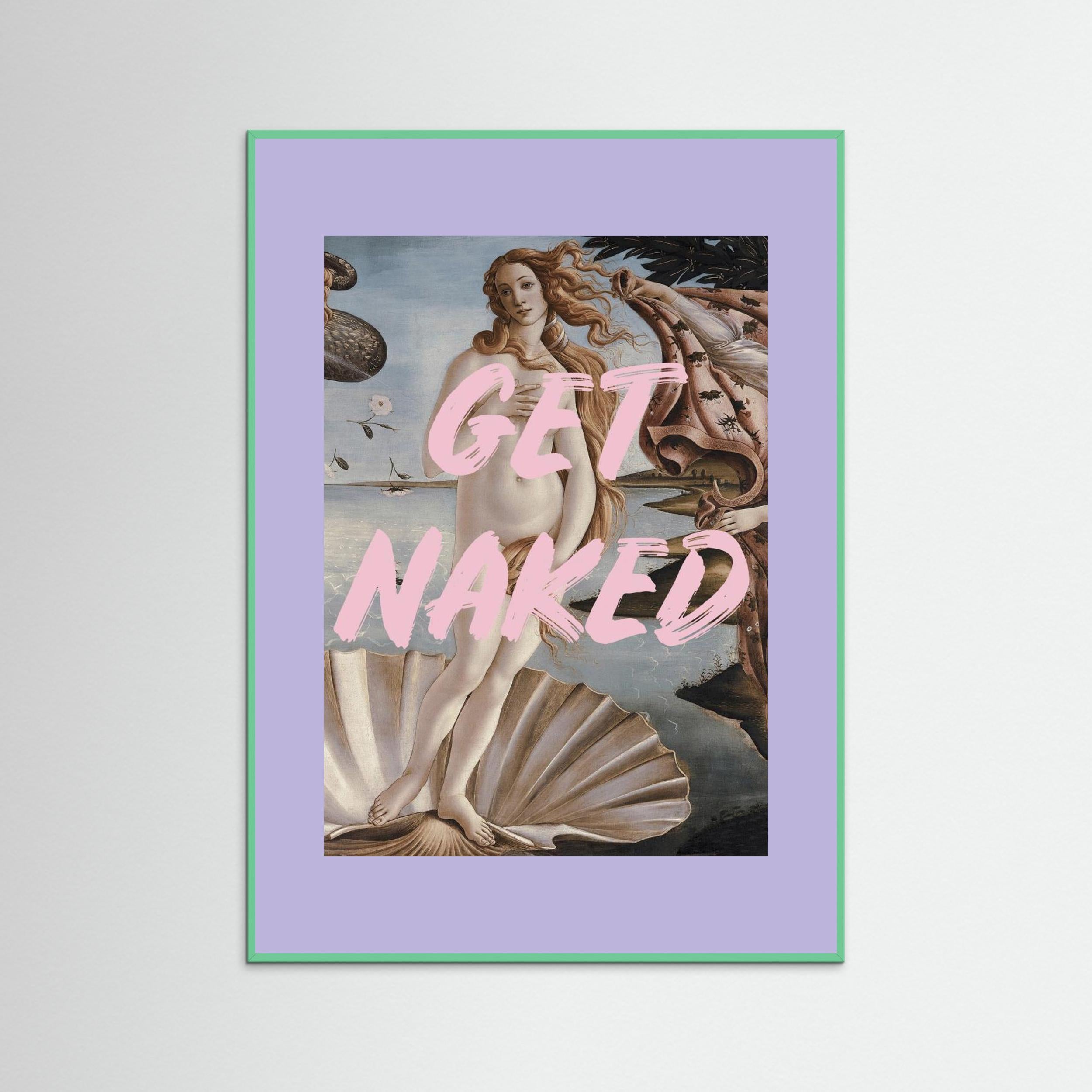 Venus get naked by Talitha Mc Queen Fine Art Paper 