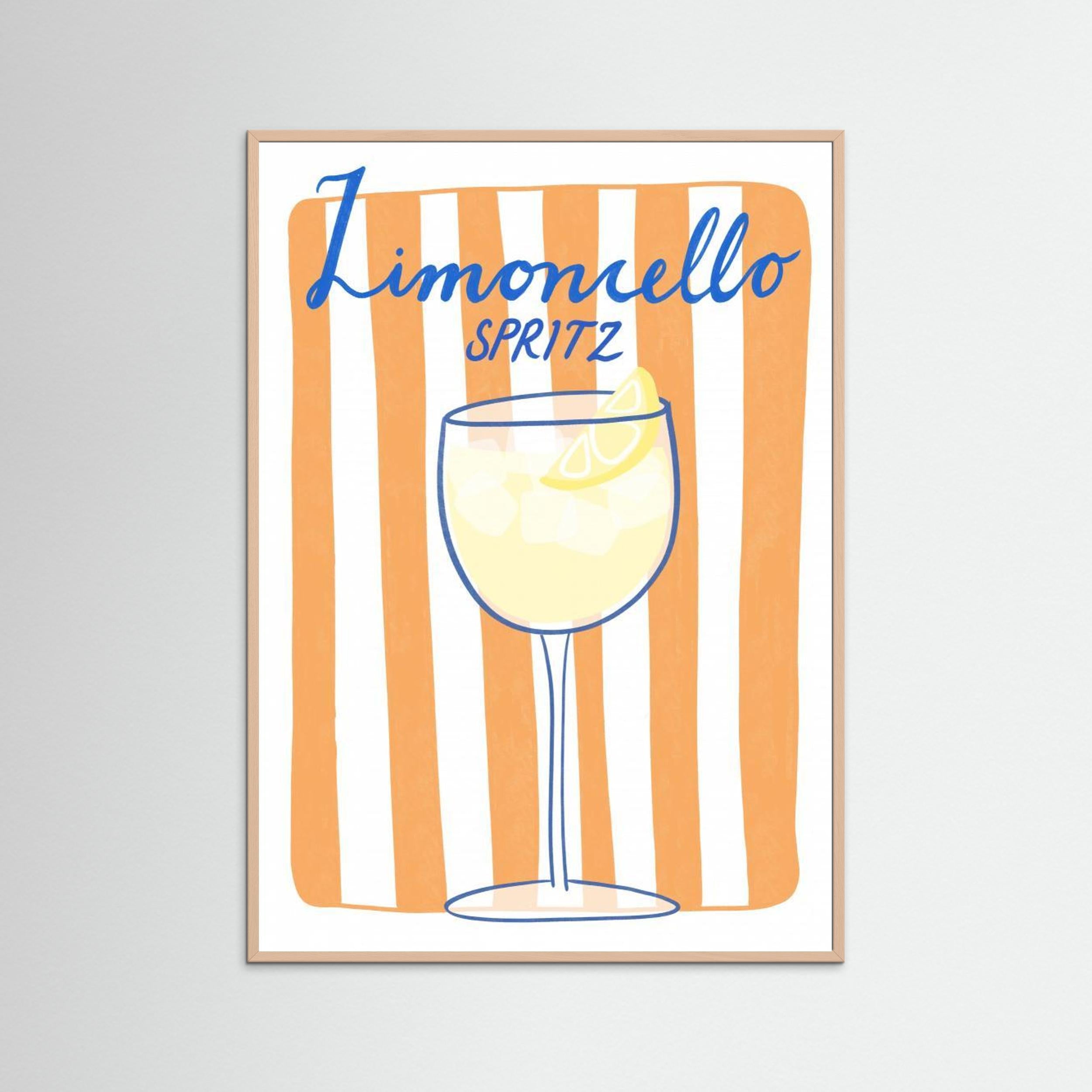 Limoncello spritz by Athene Fritsch Fine Art Paper 