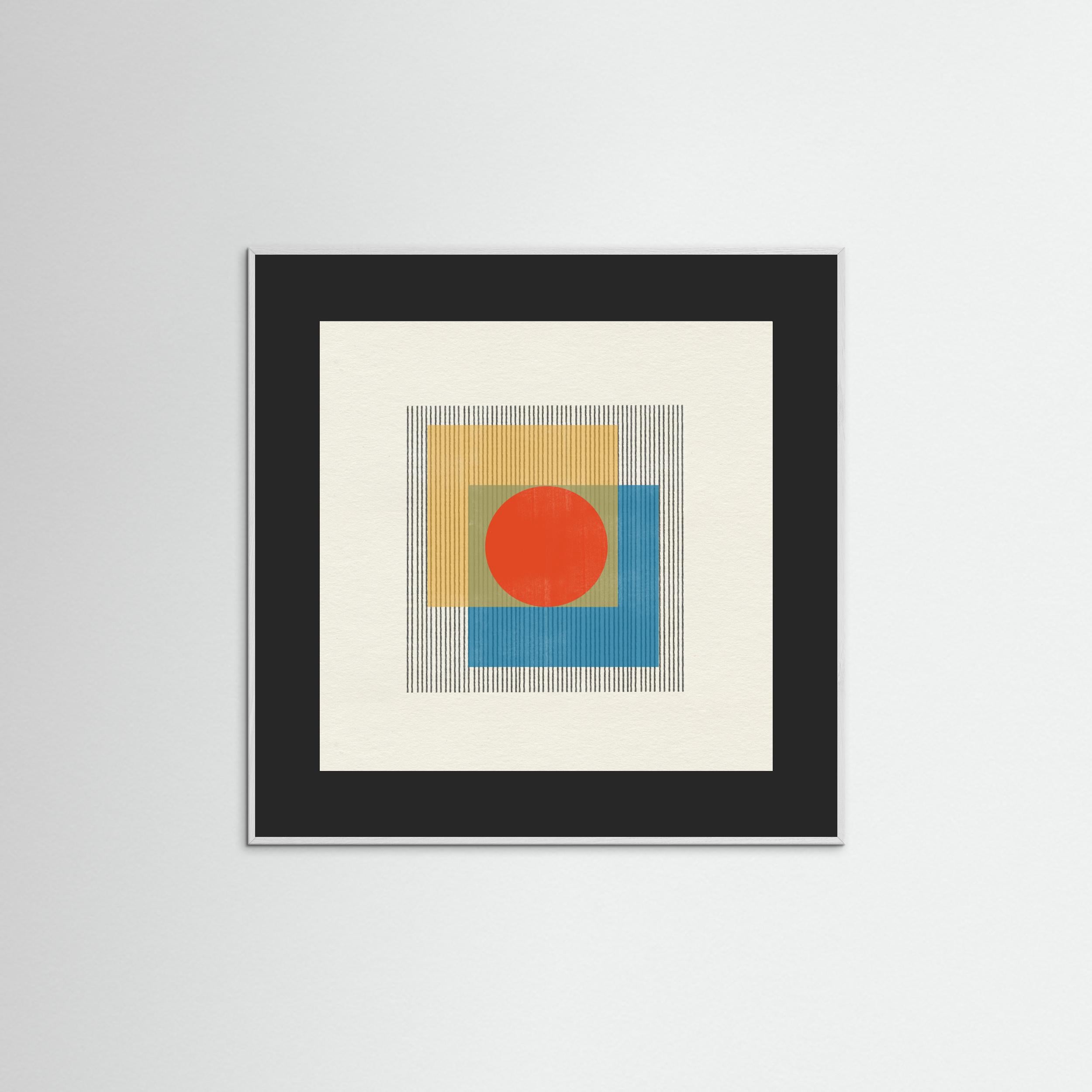 Midcentury Modern Object No3. by The Miuus Studio Fine Art Paper 