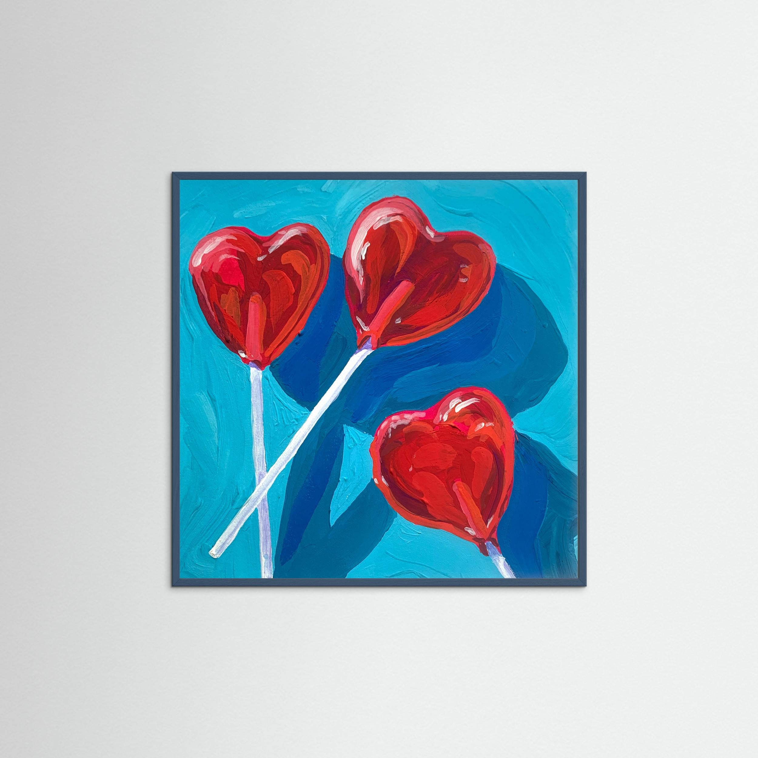 Heart Lollipops by Pauline Wegman | Key And Sea Creative Fine Art Paper