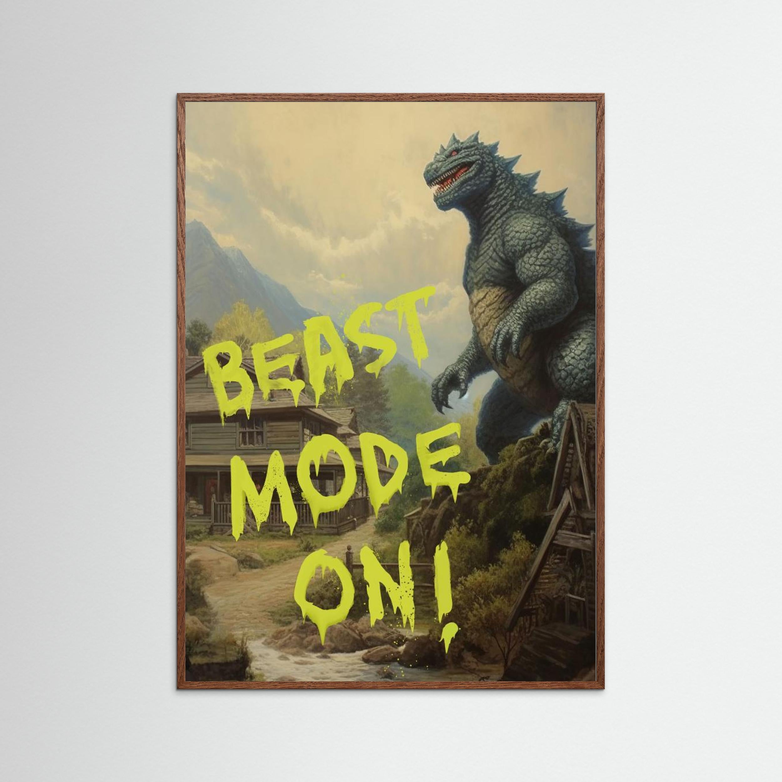 Beast Mode On by Dikhotomy Fine Art Paper 