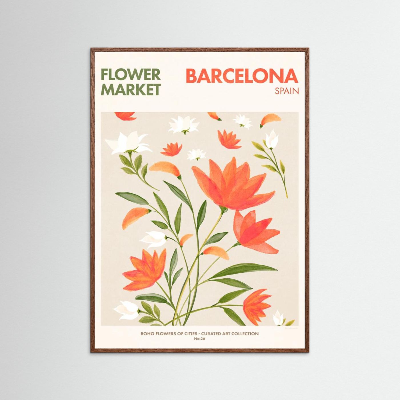 Barcelona by Emel Tunaboylu Fine Art Paper