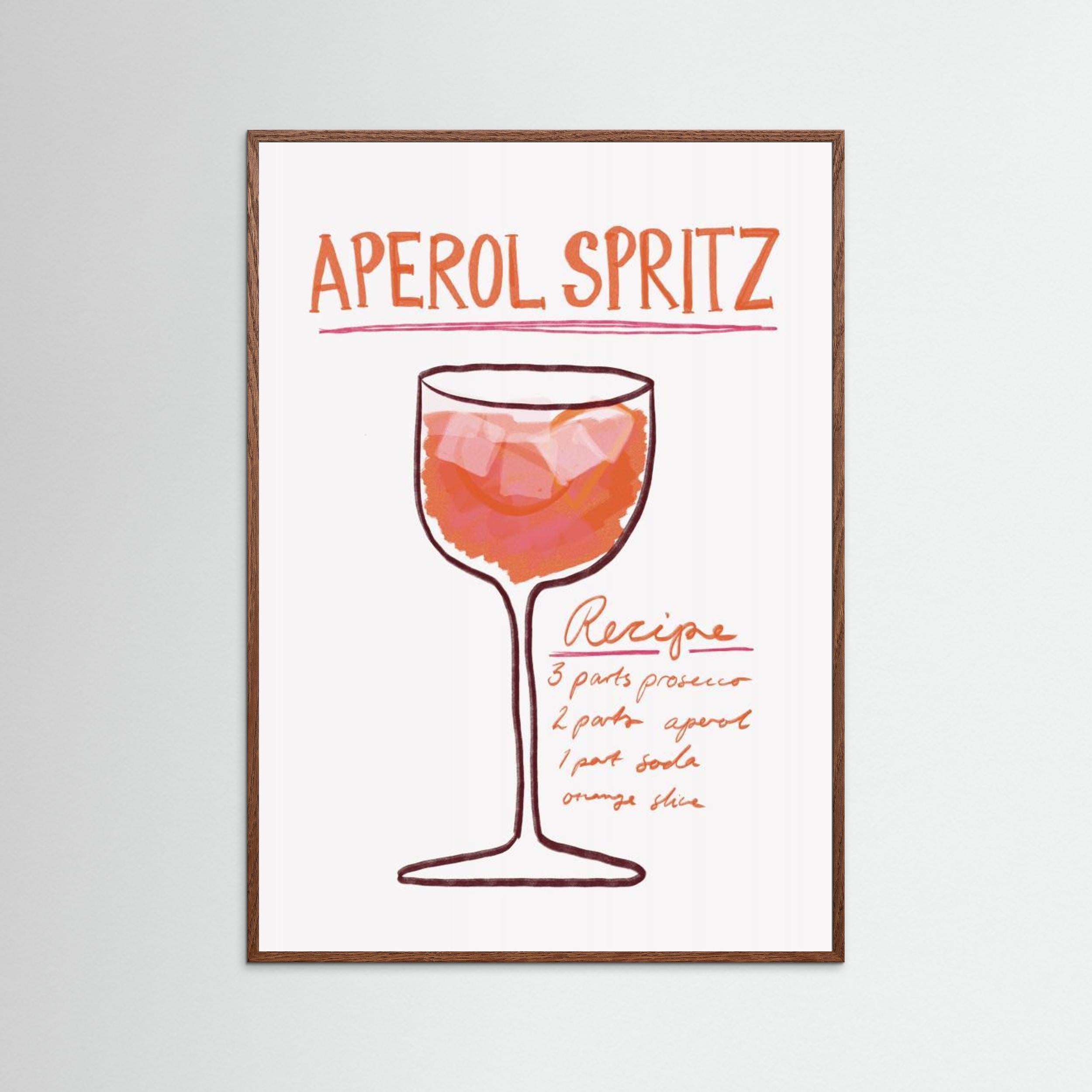 Aperol Spritz by Athene Fritsch Fine Art Paper 