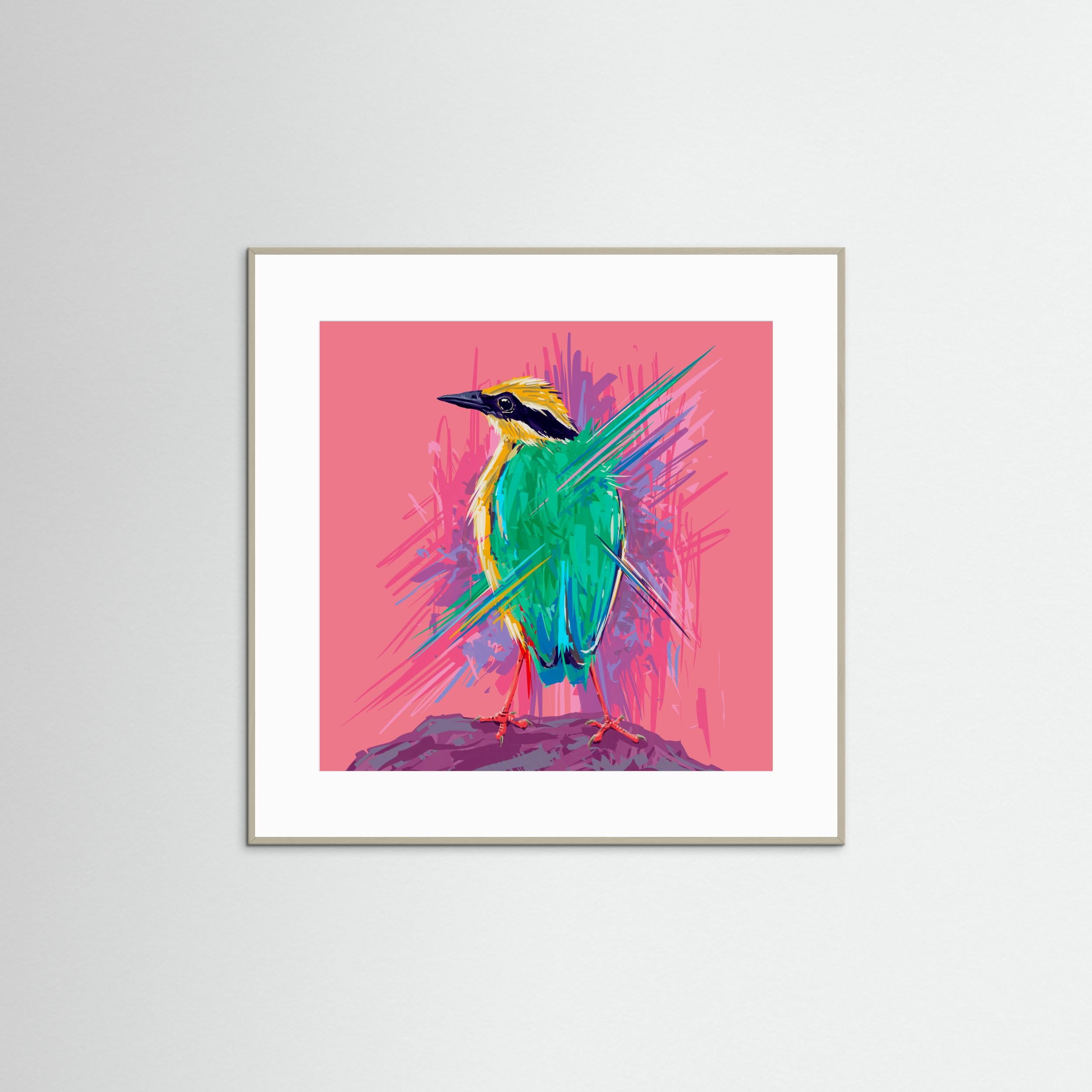 Bird Series   Indian Pitta by Rohan Dahotre Fine Art Paper