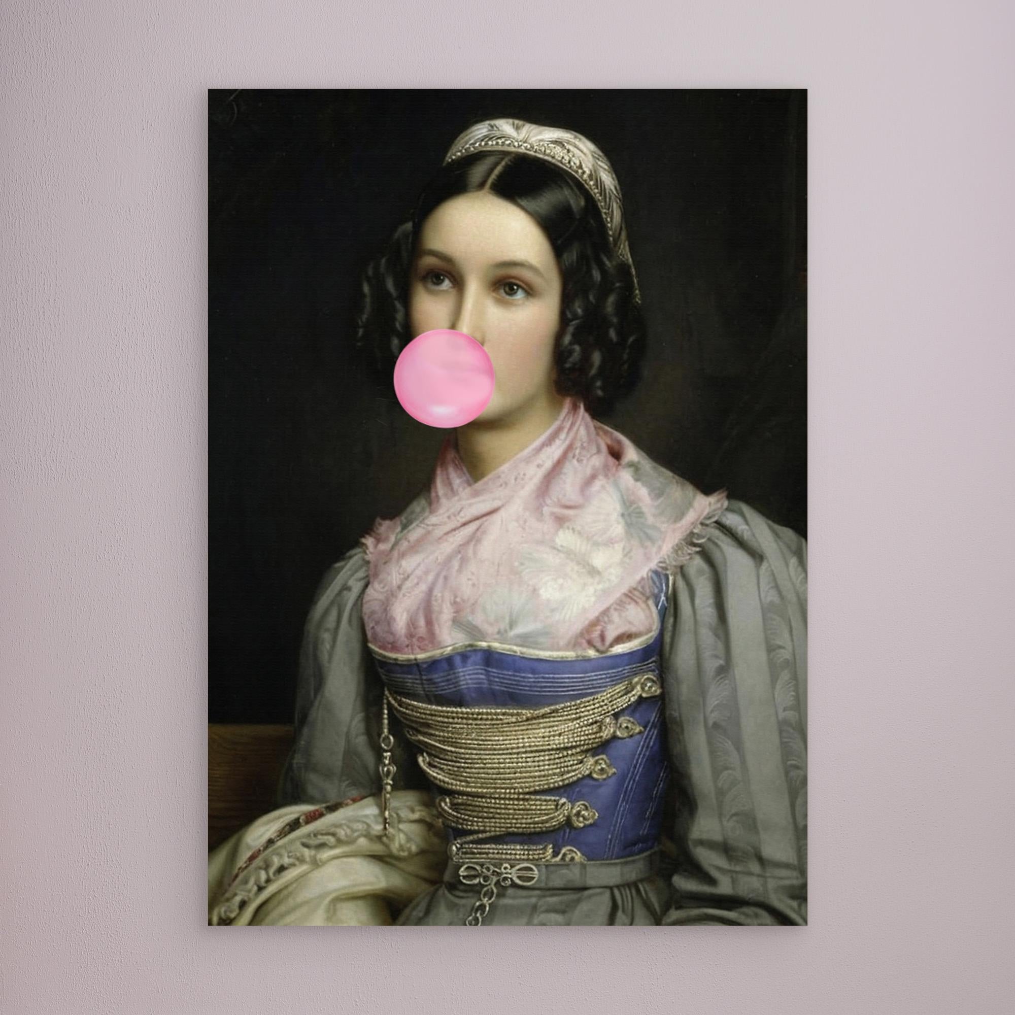 Bubble Gum Portrait by The Art Concept