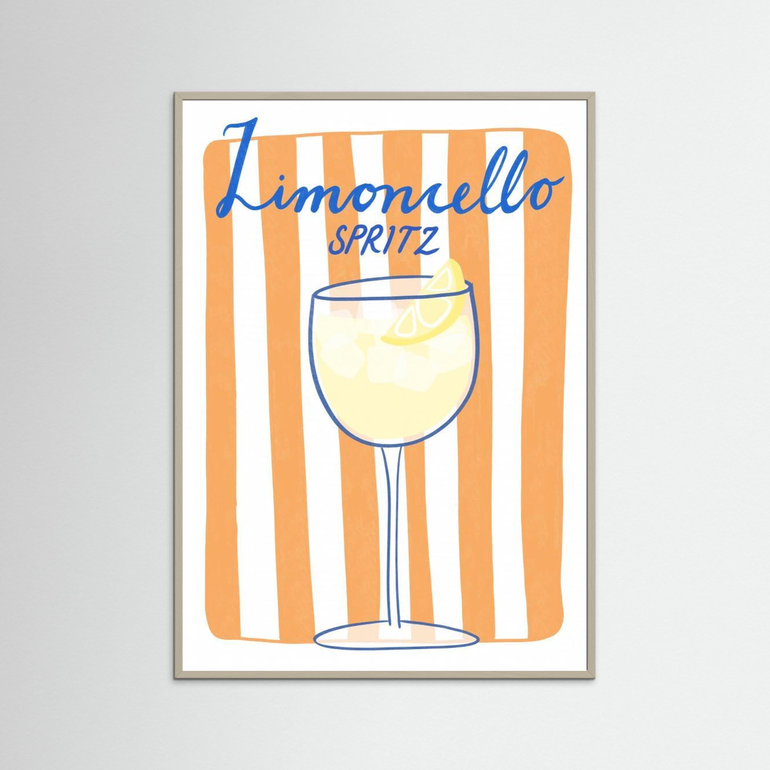 Limoncello spritz by Athene Fritsch Fine Art Paper 