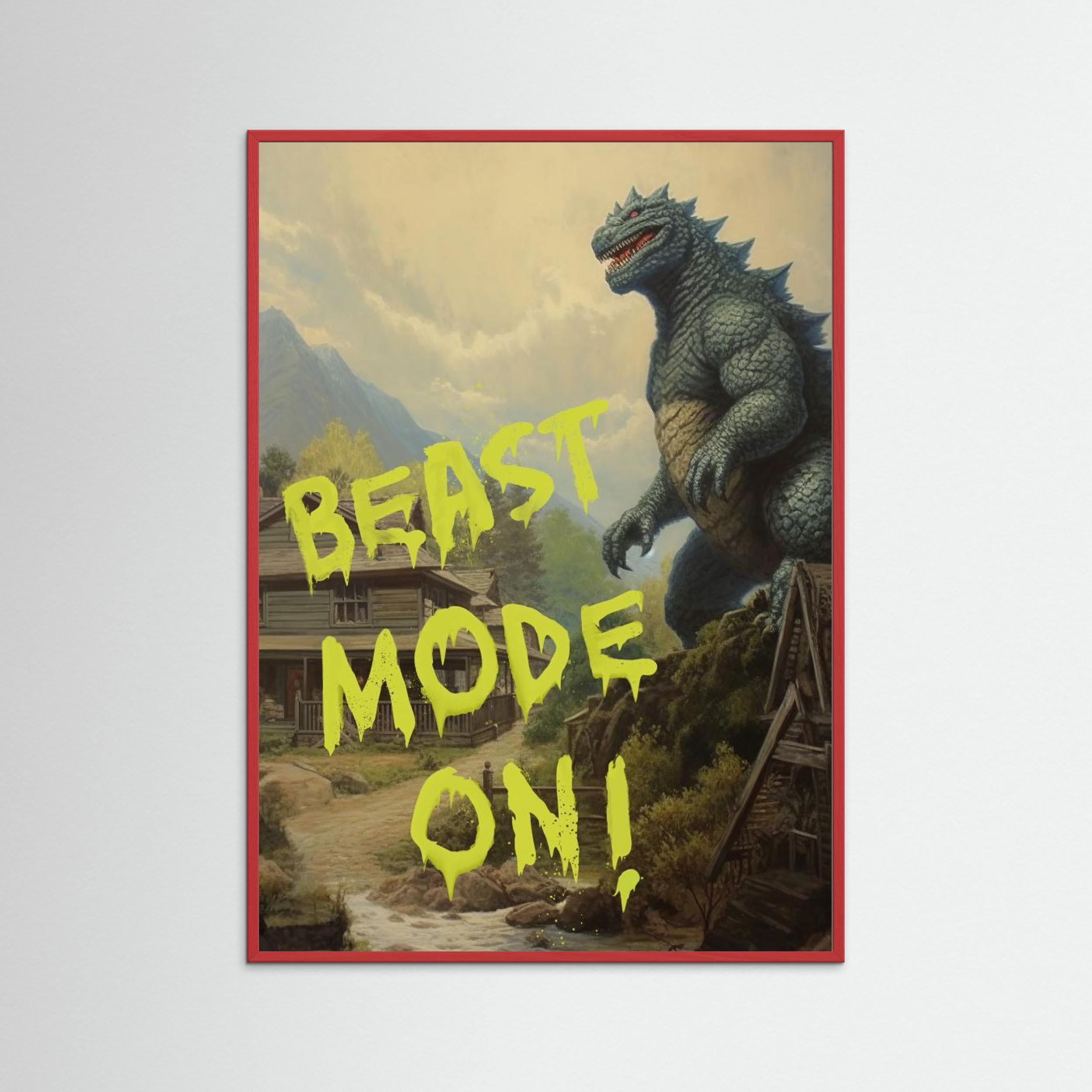 Beast Mode On by Dikhotomy Fine Art Paper 