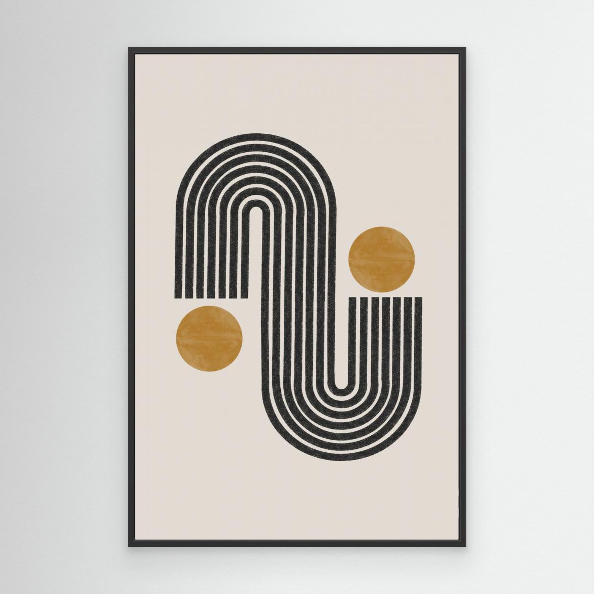 Mid Century No3. by The Miuus Studio Canvas