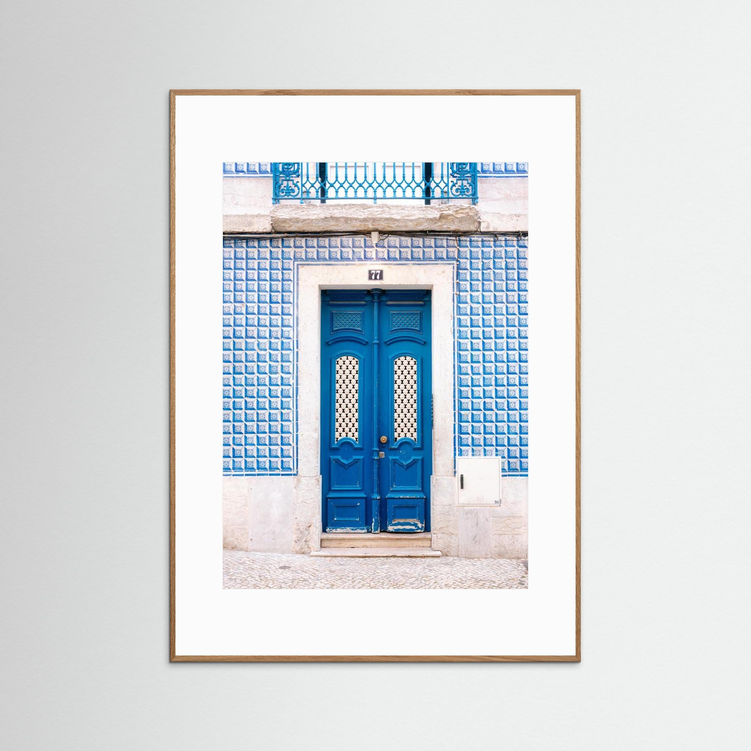 Blue Lisbon by Raisa Zwart Fine Art Paper 