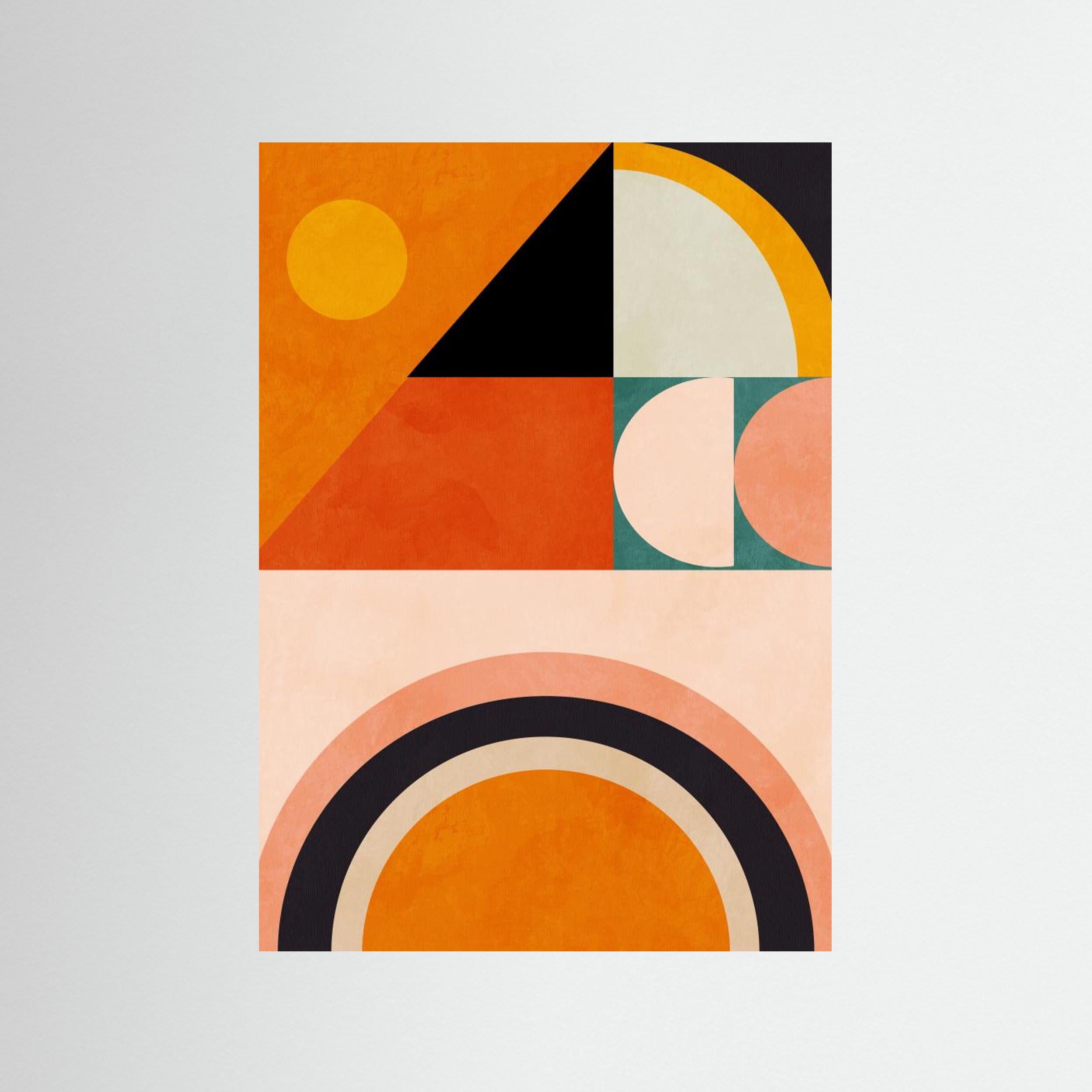 Playing Around Shapes 4 by Ana Rut Bre Fine Art Paper 