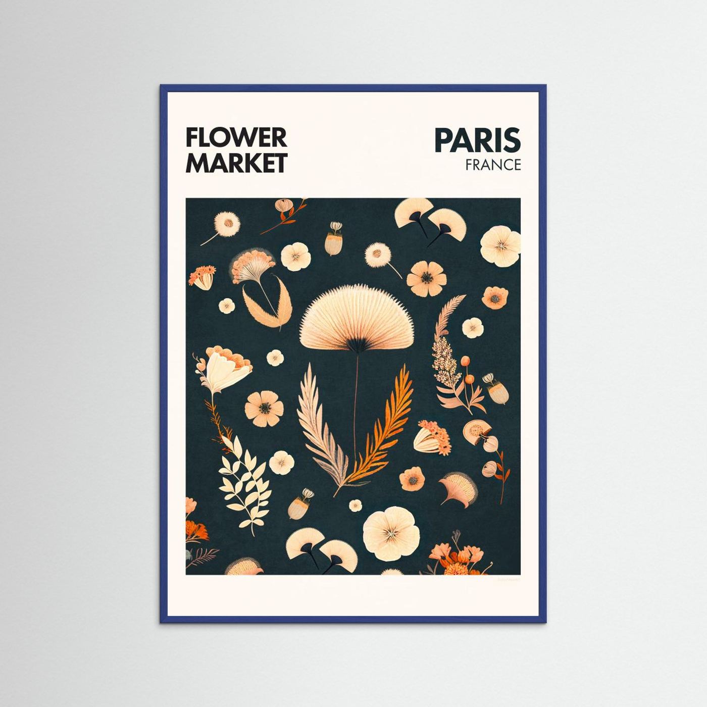 Flower Market - Paris by Emel Tunaboylu Fine Art Paper