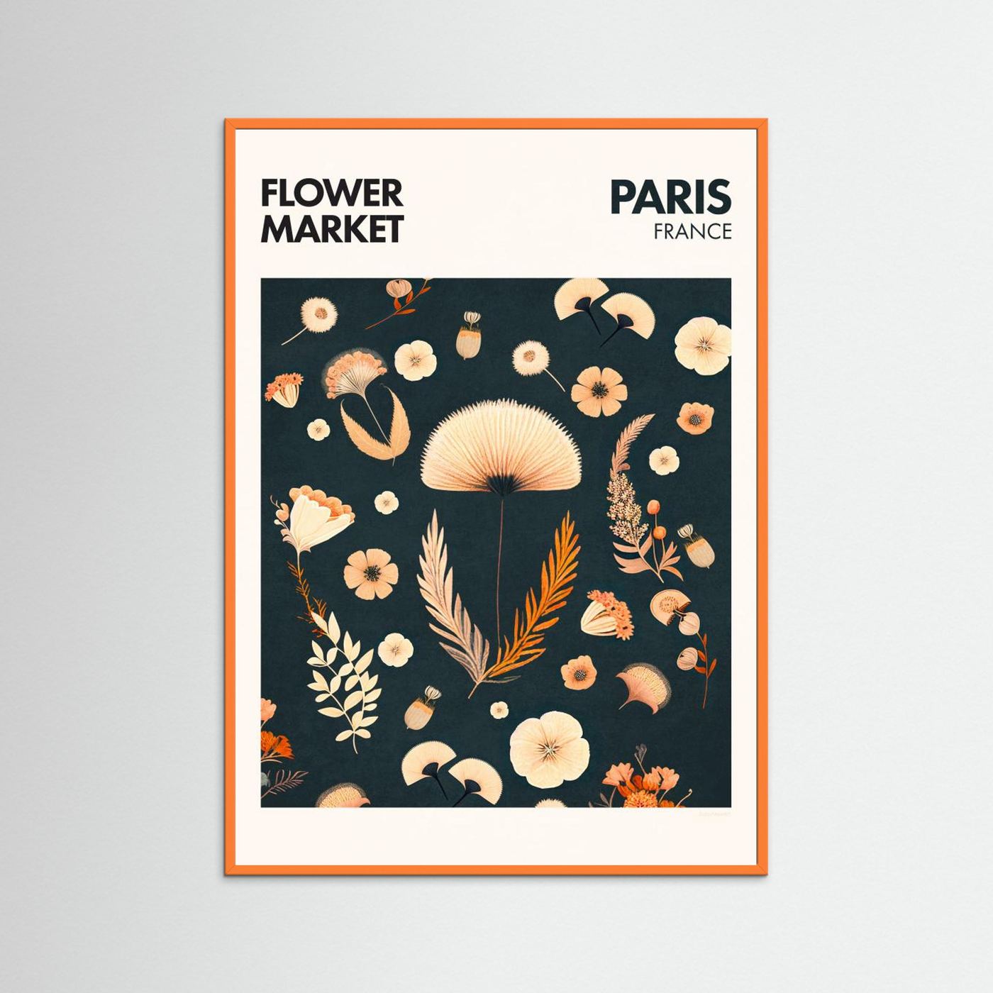 Flower Market - Paris by Emel Tunaboylu Fine Art Paper