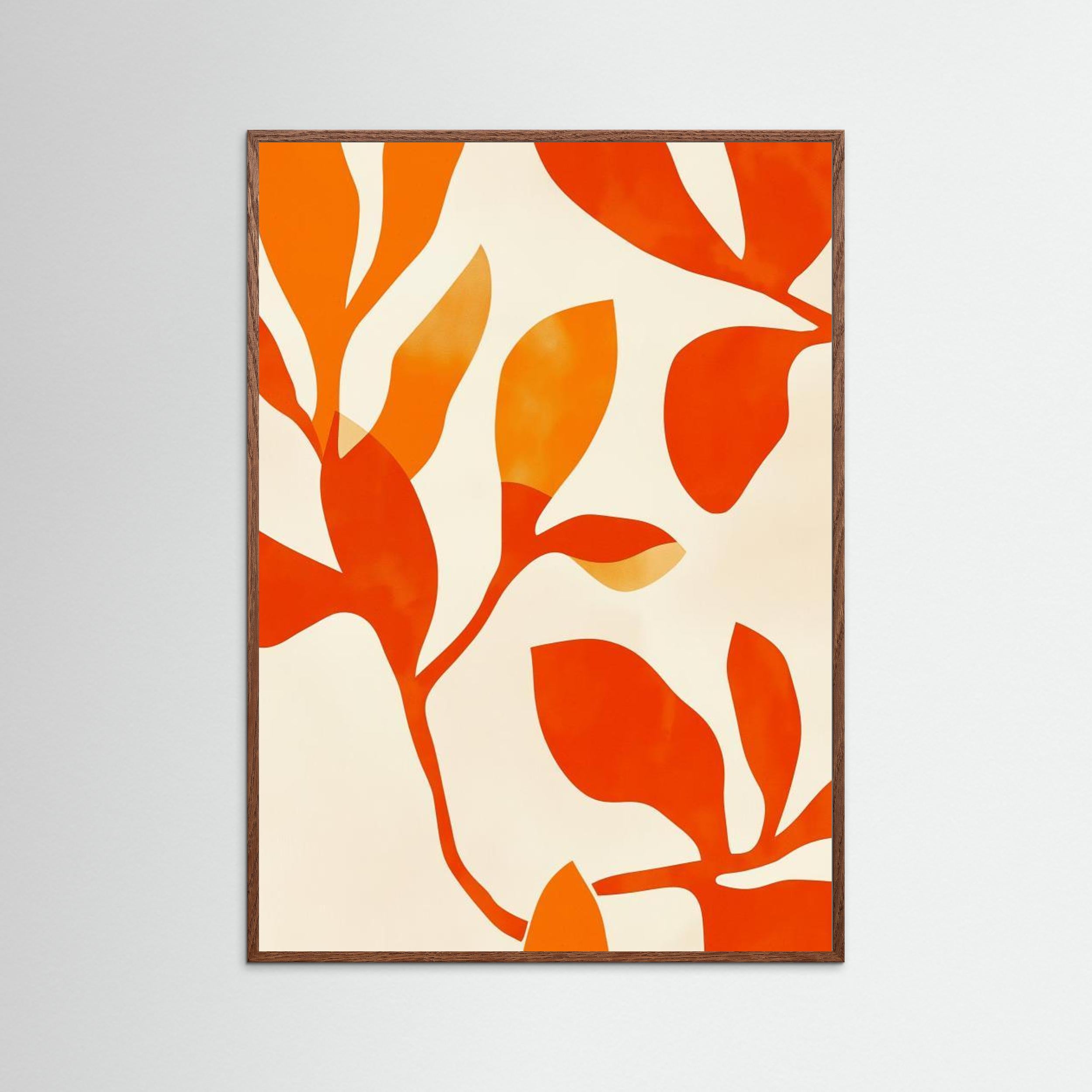 Orange Leafs by Treechild Fine Art Paper 