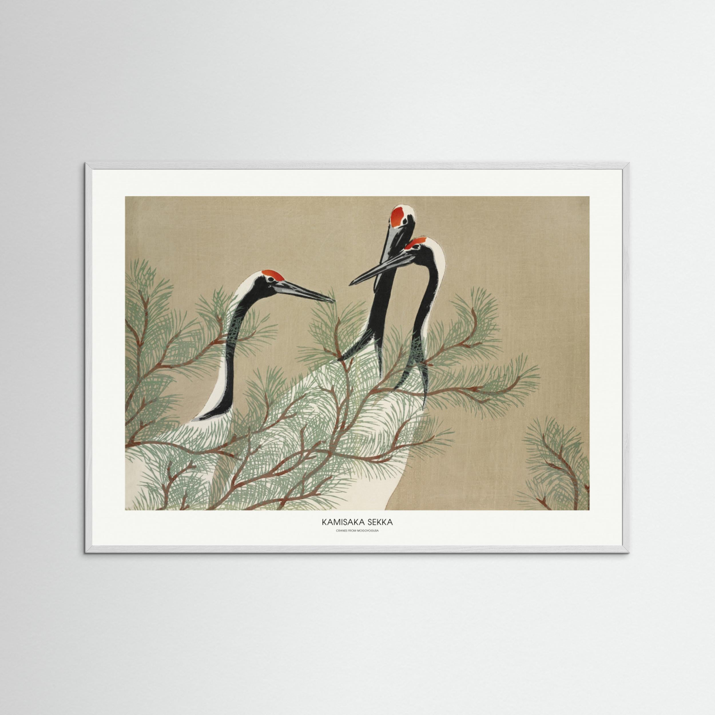 Cranes From Momoyogusa by Pictufy Fine Art Fine Art Paper