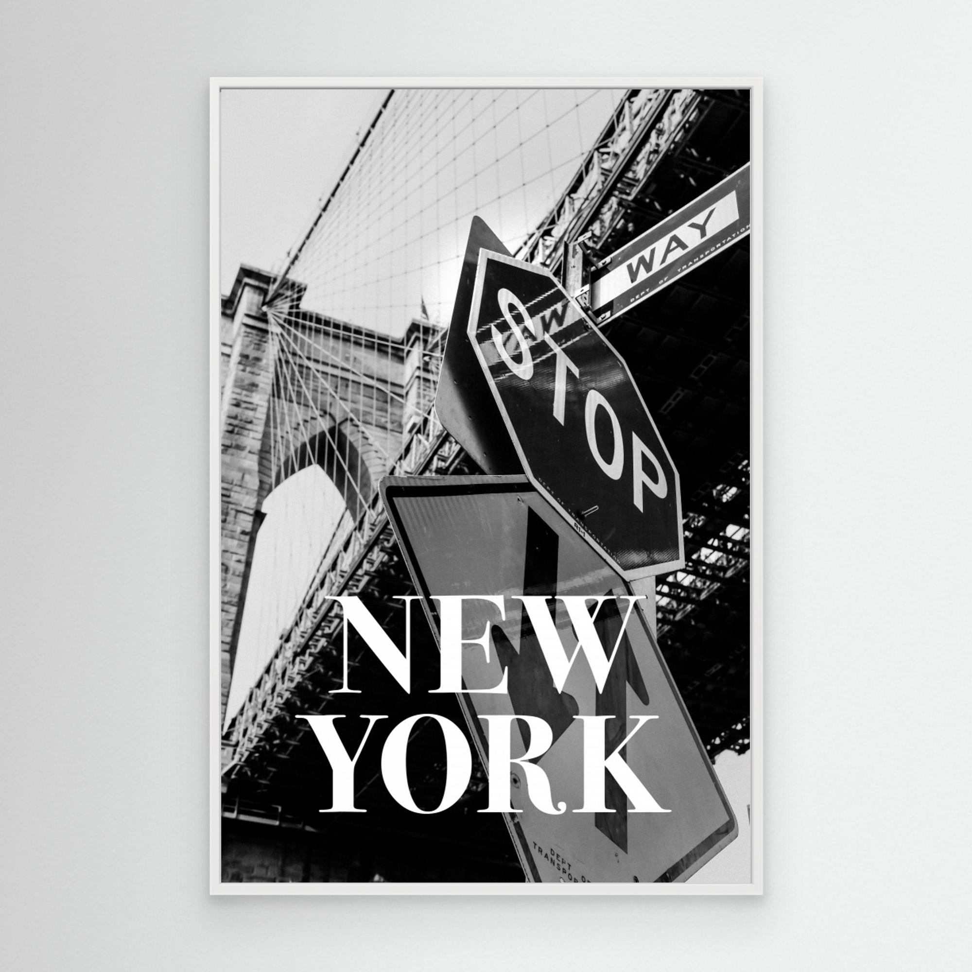 NYC Brooklyn Bridge by Rikard Martin Canvas