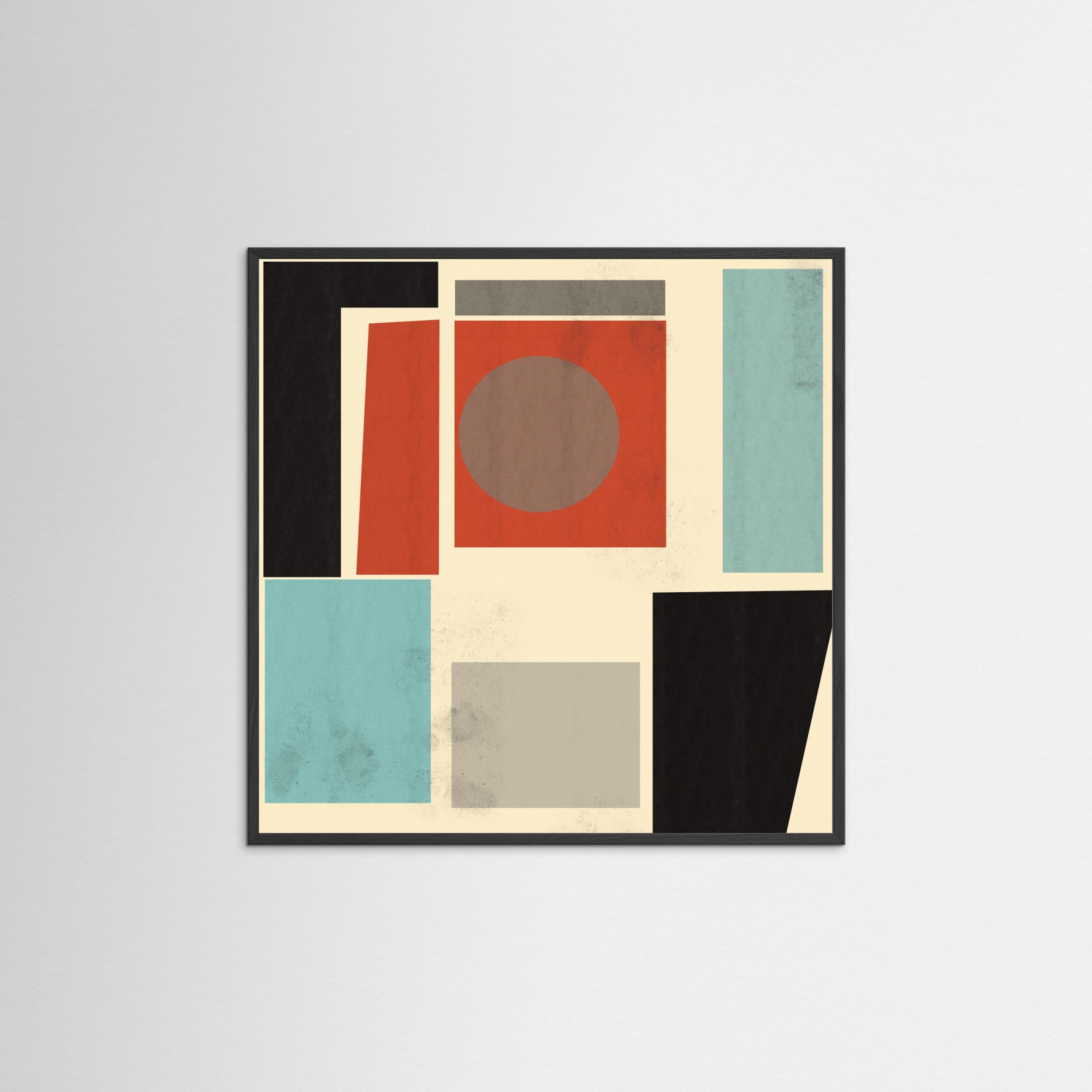 GEOMETRIC POINT Nr 1 by The Miuus Studio Fine Art Paper