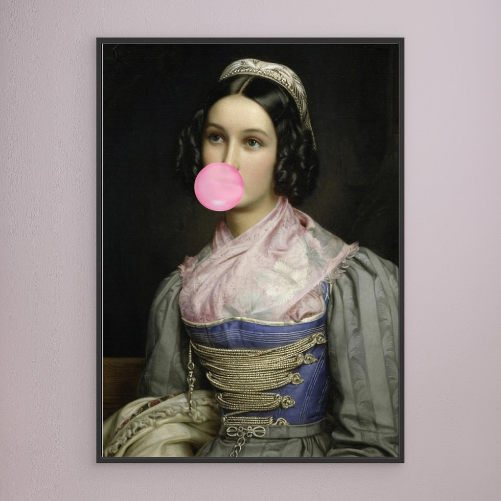 Bubble Gum Portrait by The Art Concept