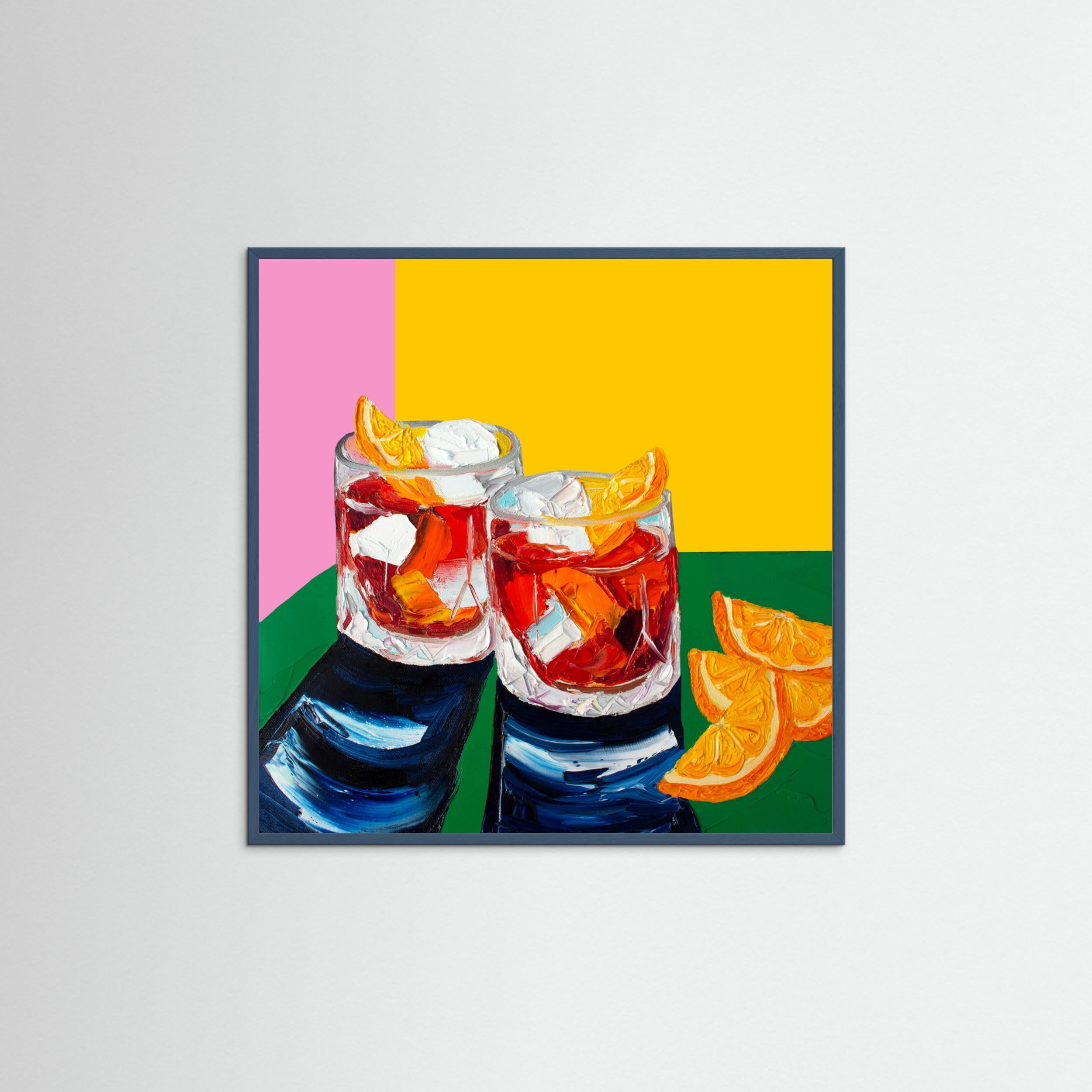 Negronis No1 by Alice Straker Fine Art Paper 