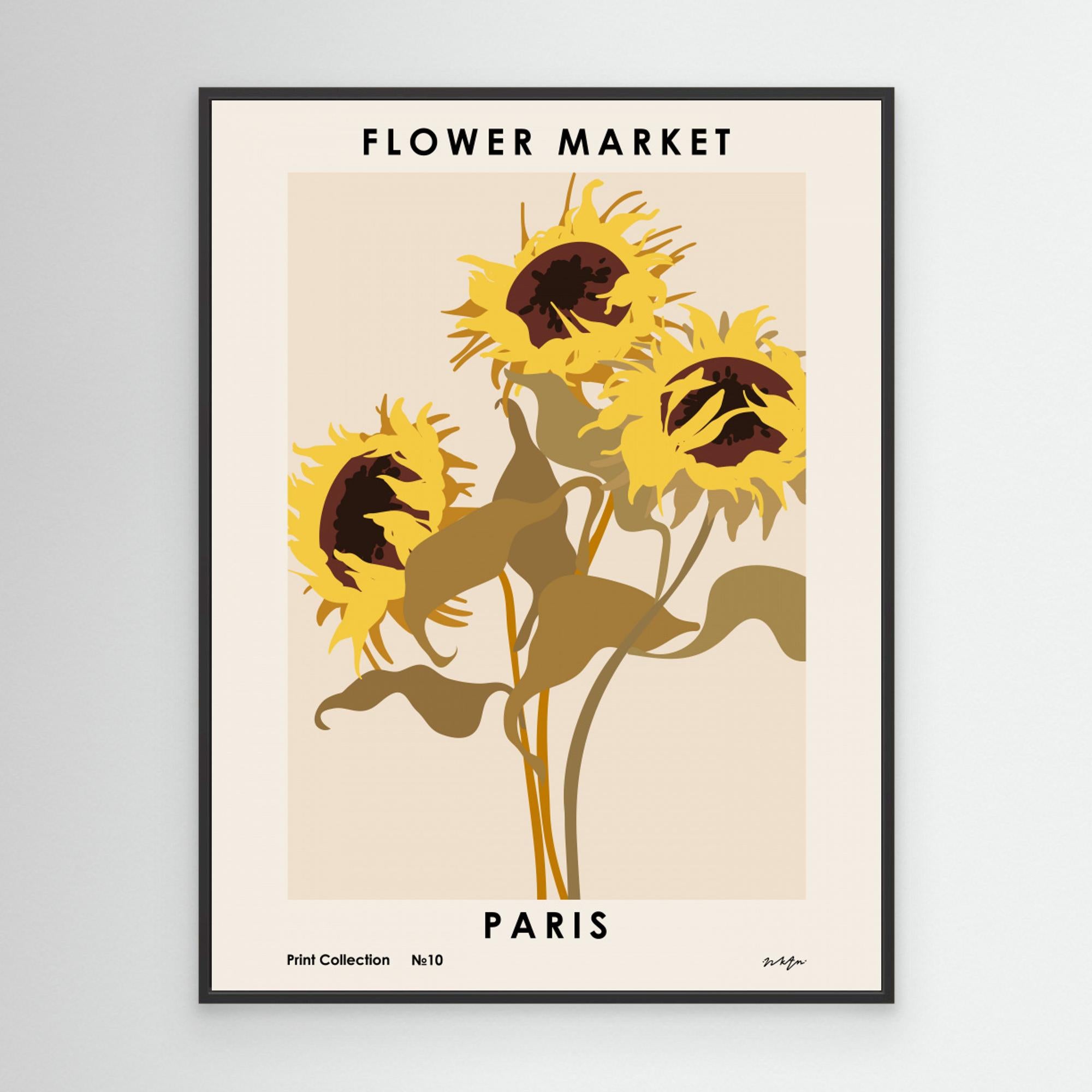 Flower Market. Paris by Nktn Canvas