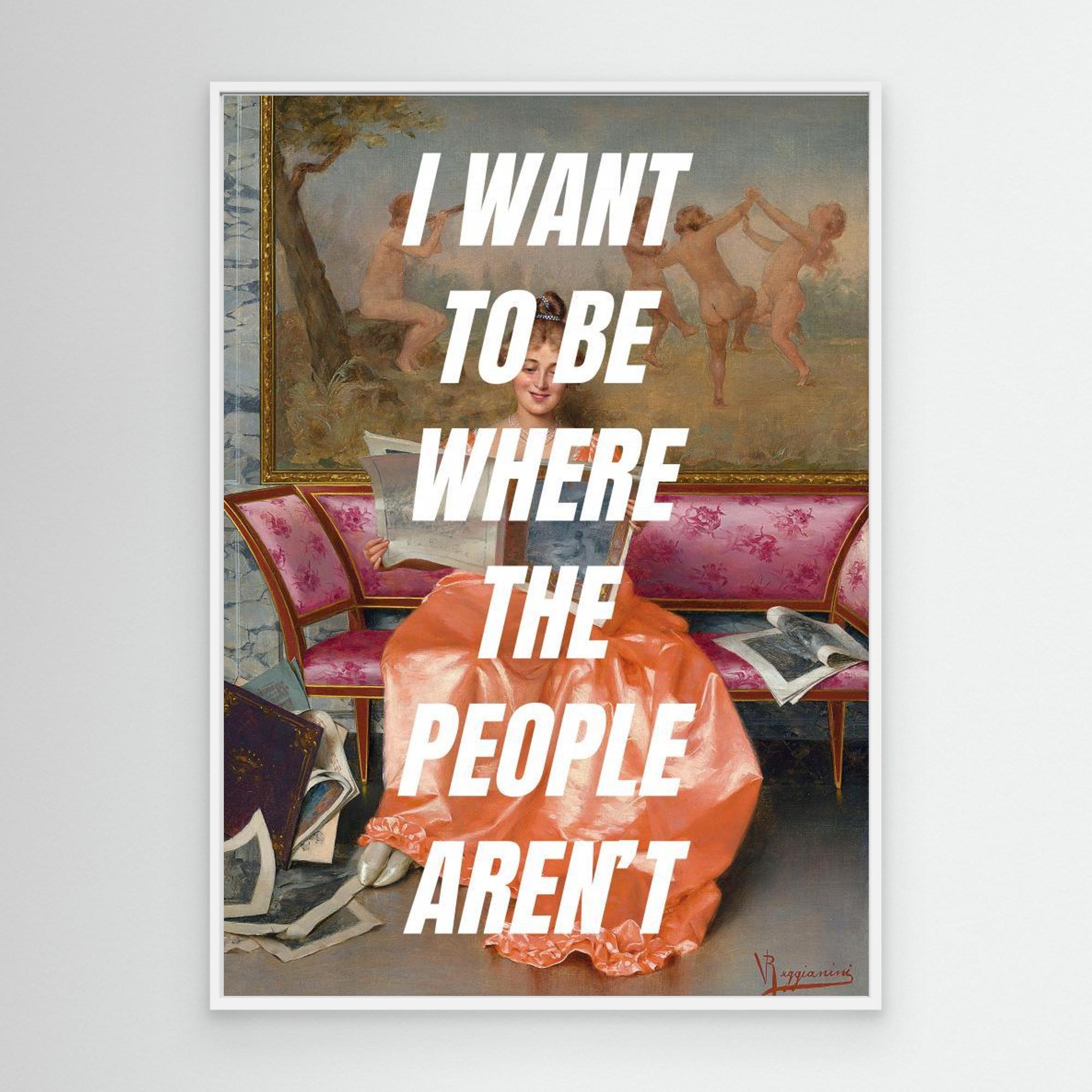 Introvert by Athene Fritsch Canvas 