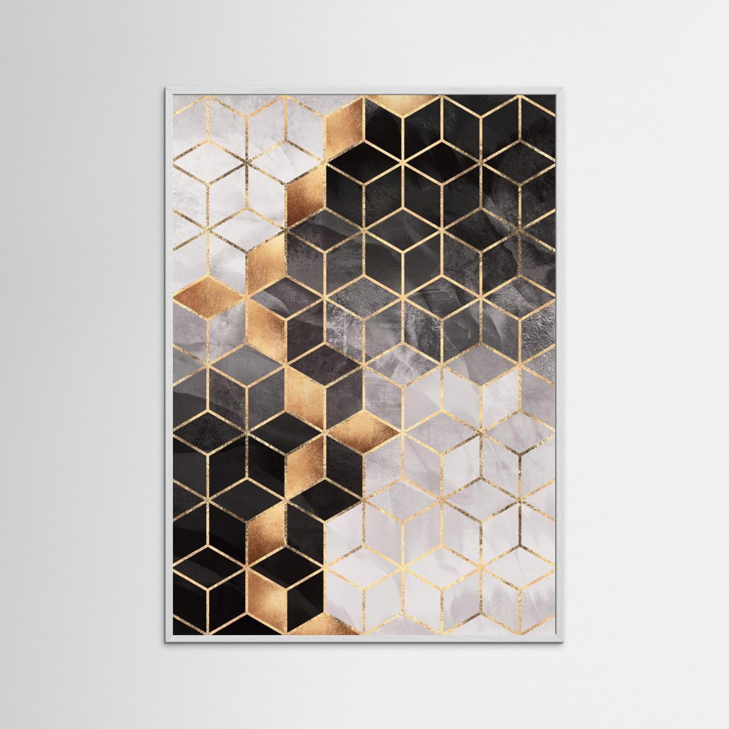 Smoky Cubes by Elisabeth Fredriksson Fine Art Paper 