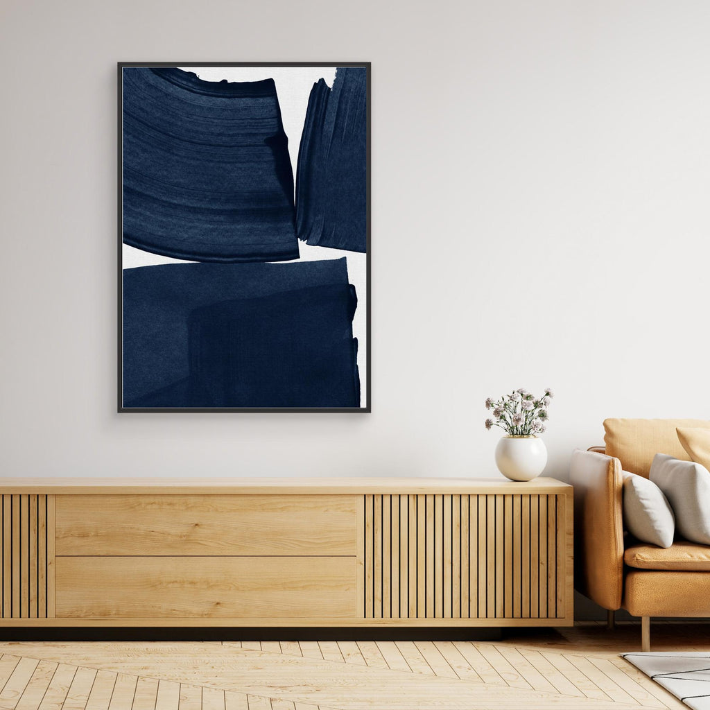 Minimalist Painting Blue I by Orara Studio