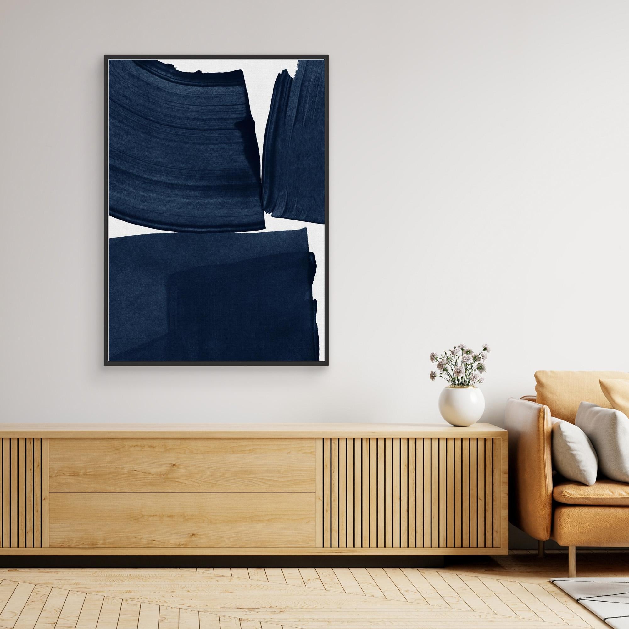 Minimalist Painting Blue I by Orara Studio