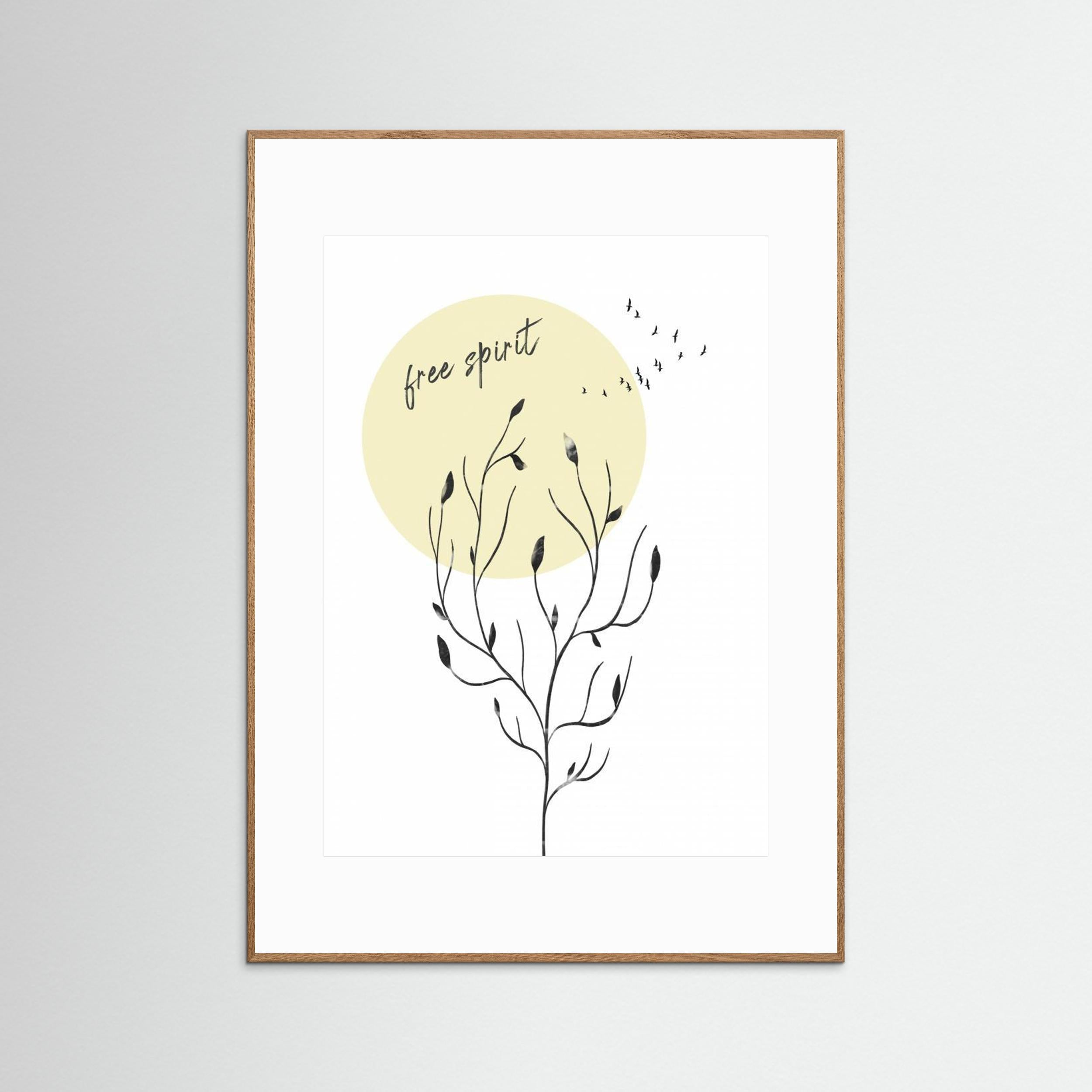 Free spirit - Nature by Melanie Viola Fine Art Paper
