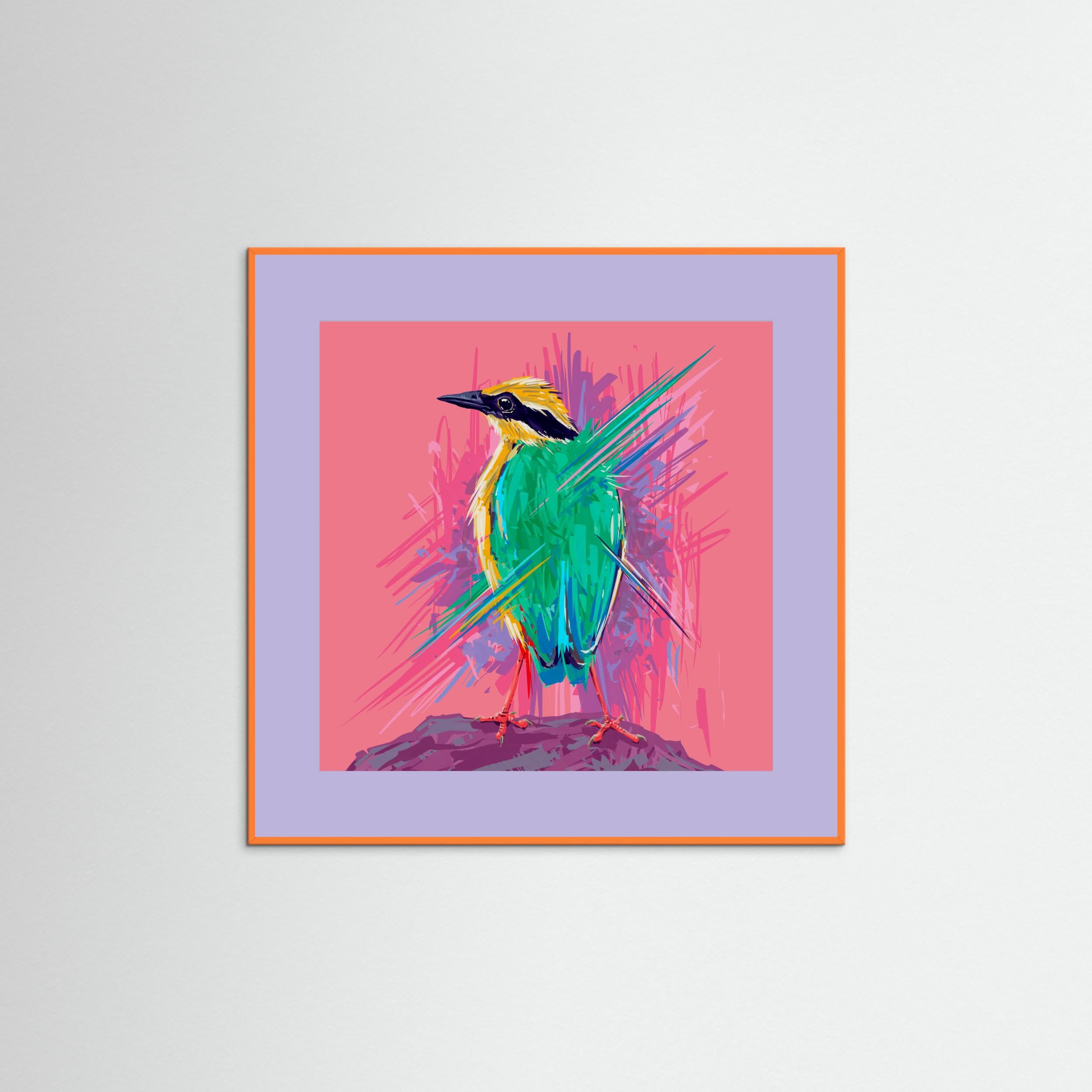 Bird Series   Indian Pitta by Rohan Dahotre Fine Art Paper