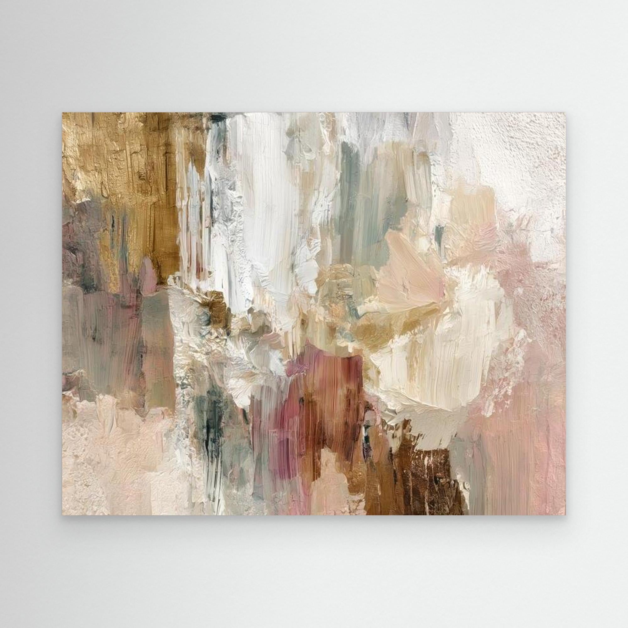 Beige Slap No.2 By Natty Jaxxx The Frame Gain Canvas