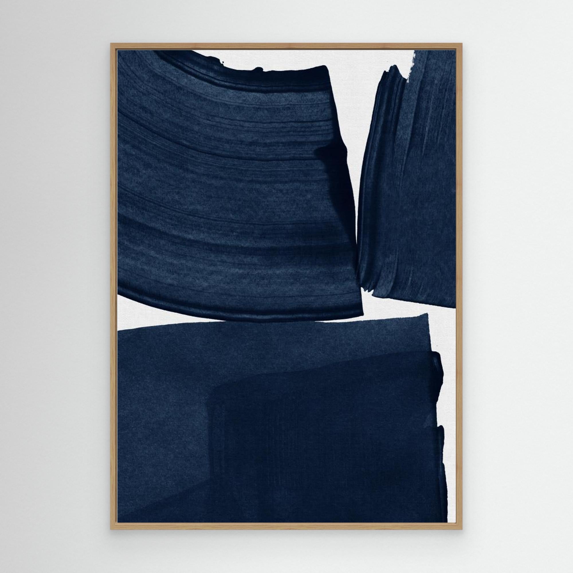 Minimalist Painting Blue I by Orara Studio