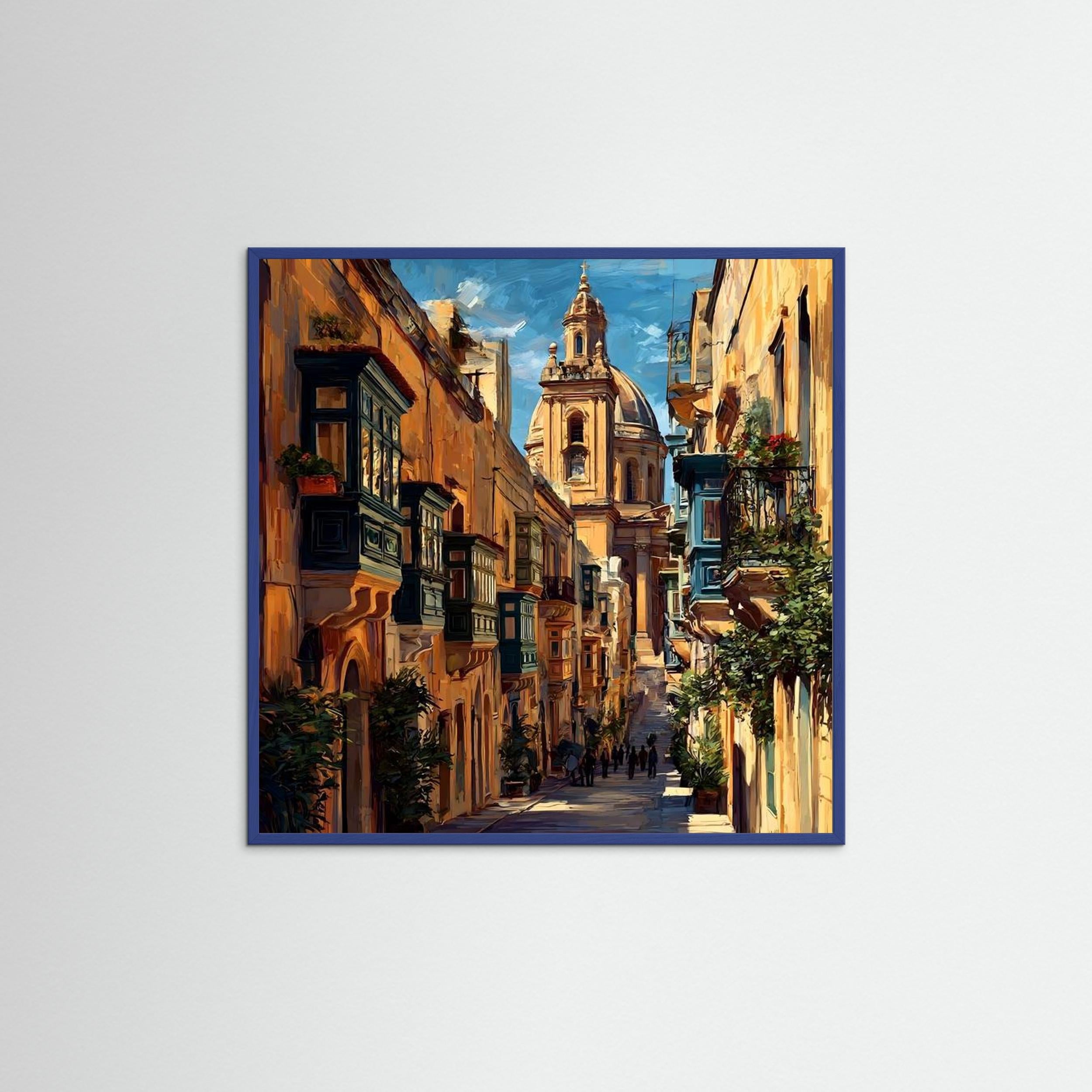 Malta villi by Natty Jaxxx The Frame Gain Fine Art Paper