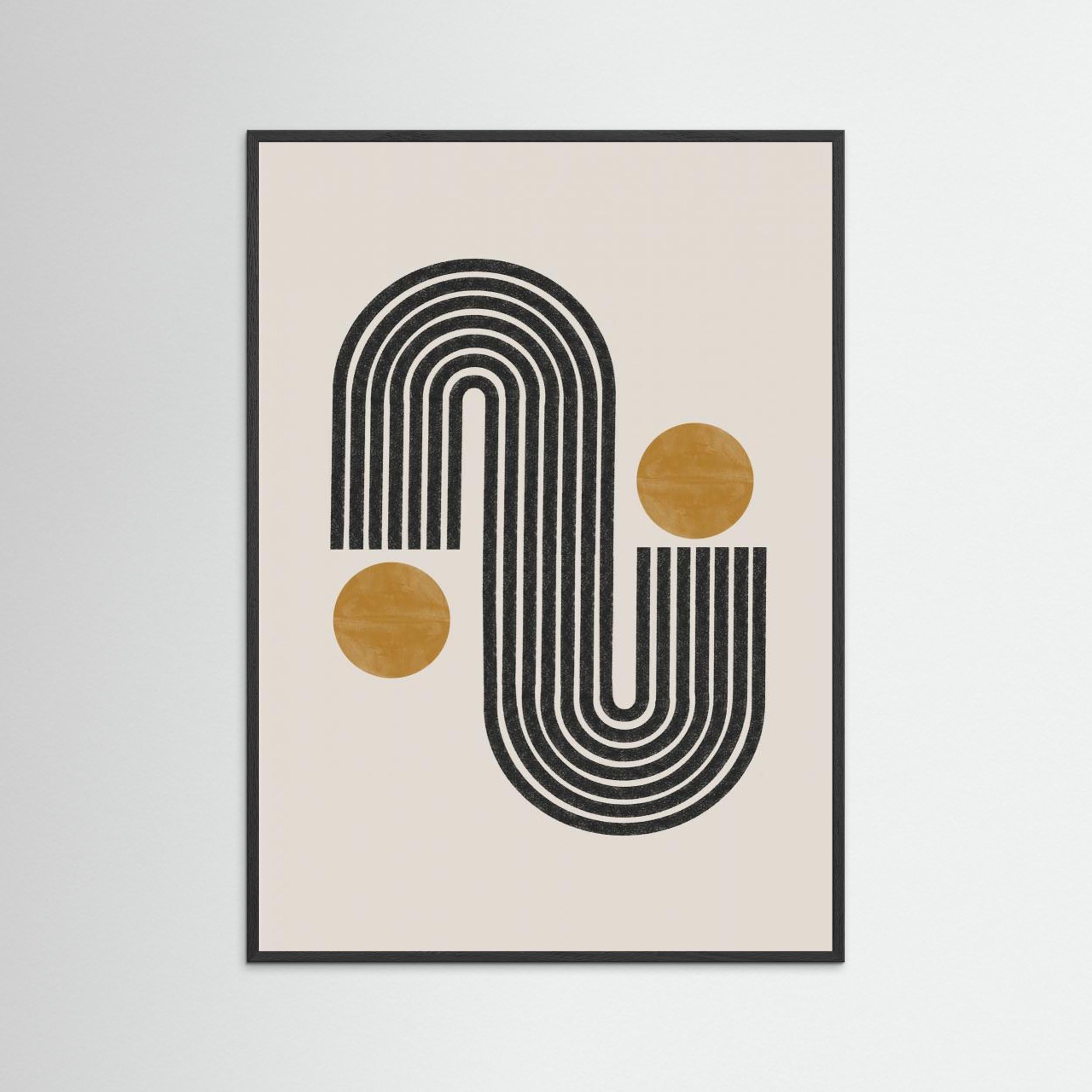 Mid Century No3. by The Miuus Studio Fine Art Paper 