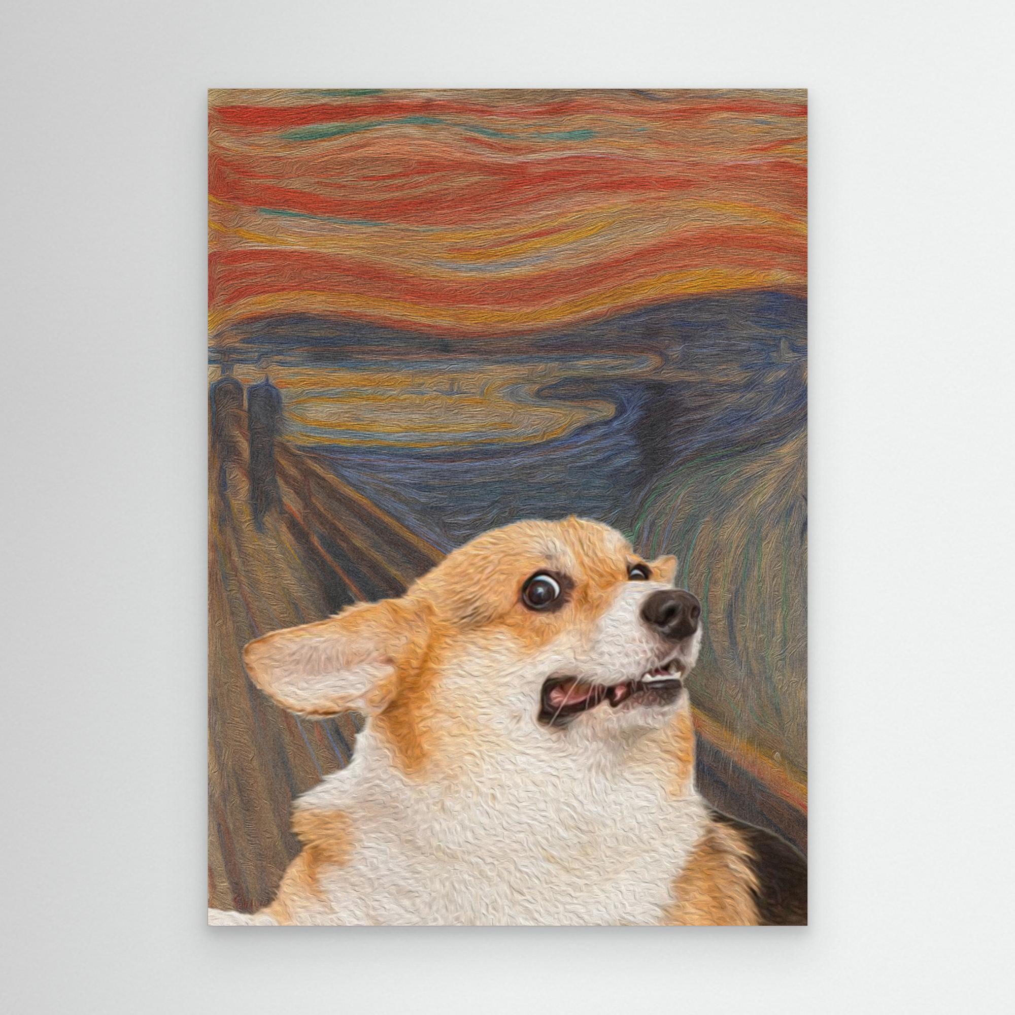 The Woof by Artelele Canvas