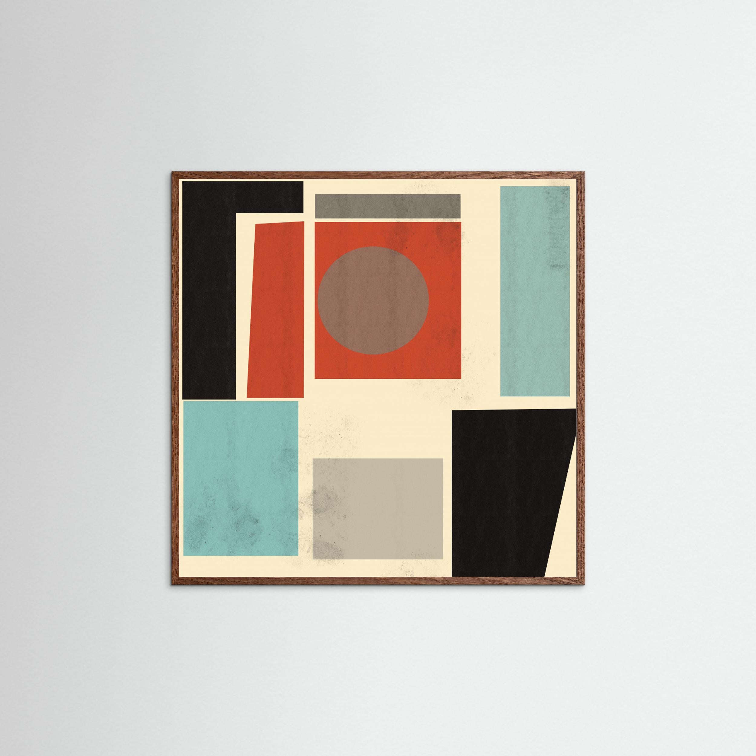 GEOMETRIC POINT Nr 1 by The Miuus Studio Fine Art Paper