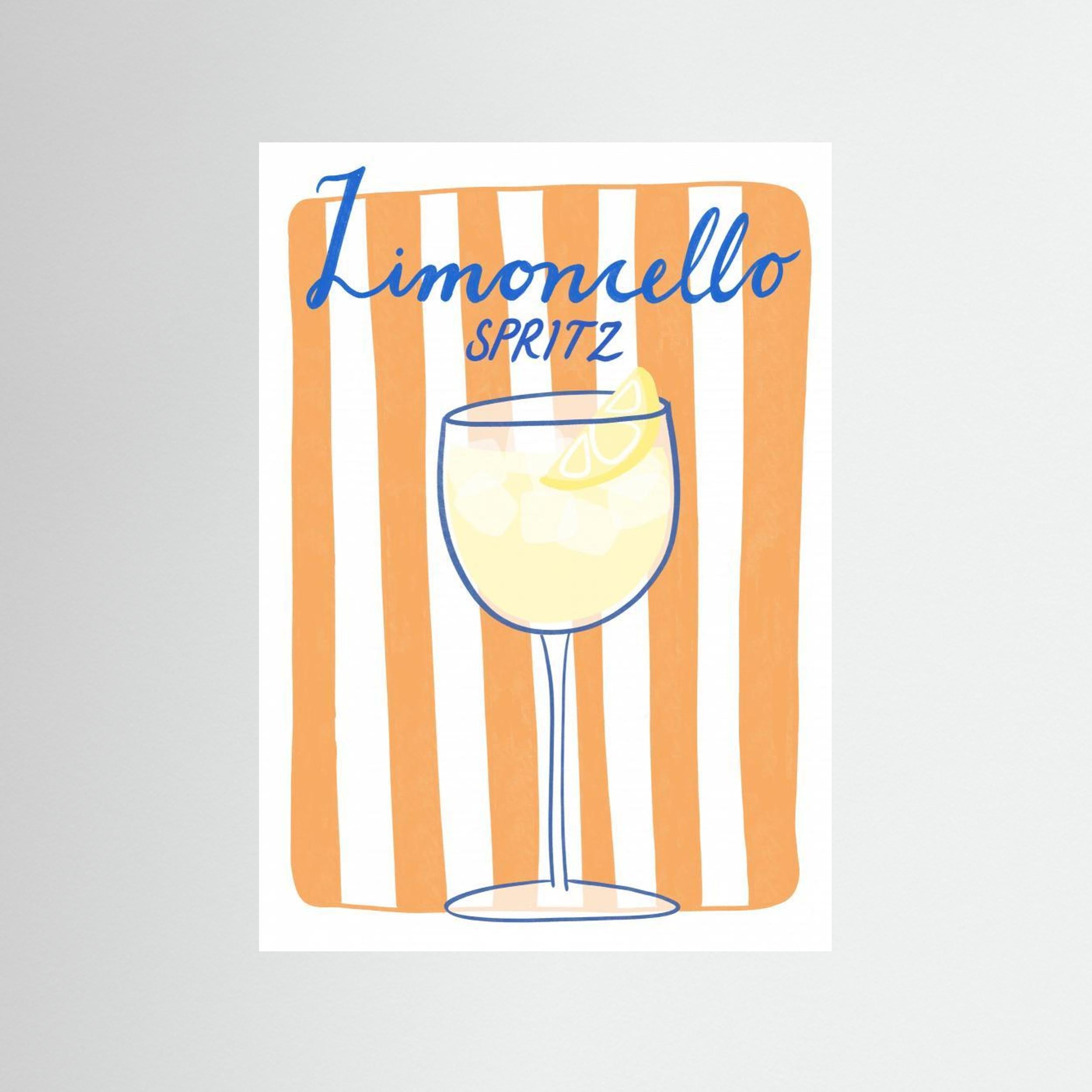 Limoncello spritz by Athene Fritsch Fine Art Paper 