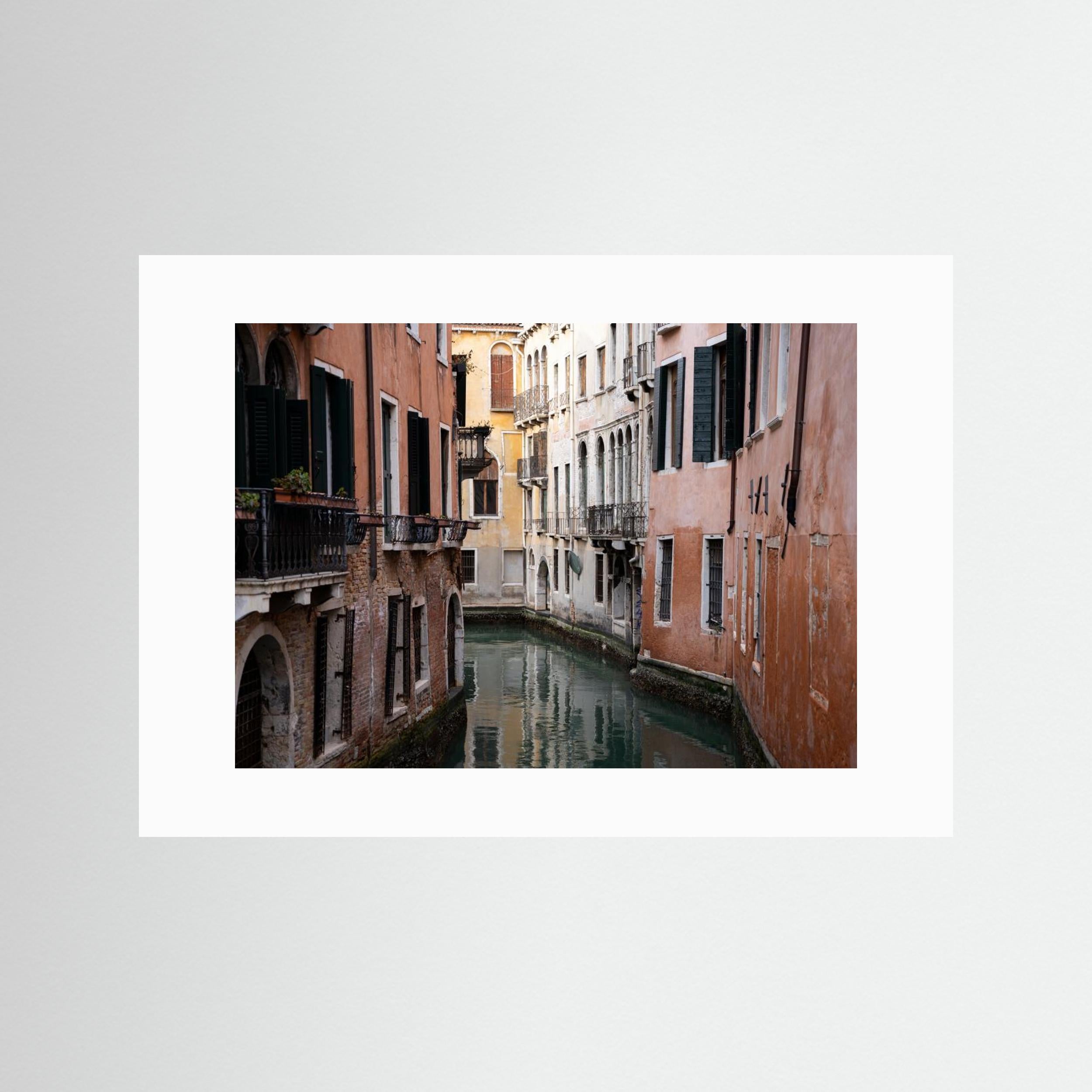 Venice Streets by Barak Shacked Fine Art Paper 