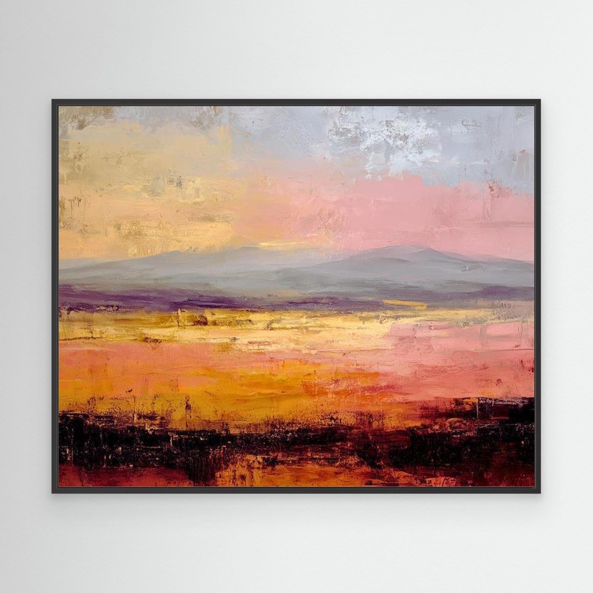 Golden ripple By Natty Jaxxx The Frame Gain Canvas 