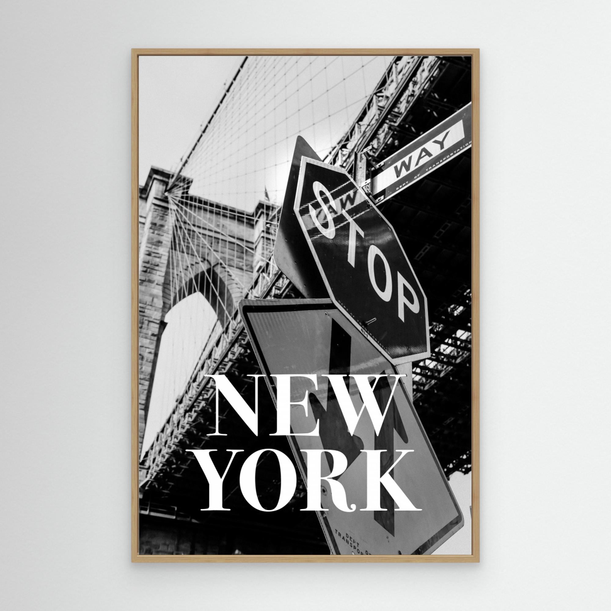 NYC Brooklyn Bridge by Rikard Martin Canvas