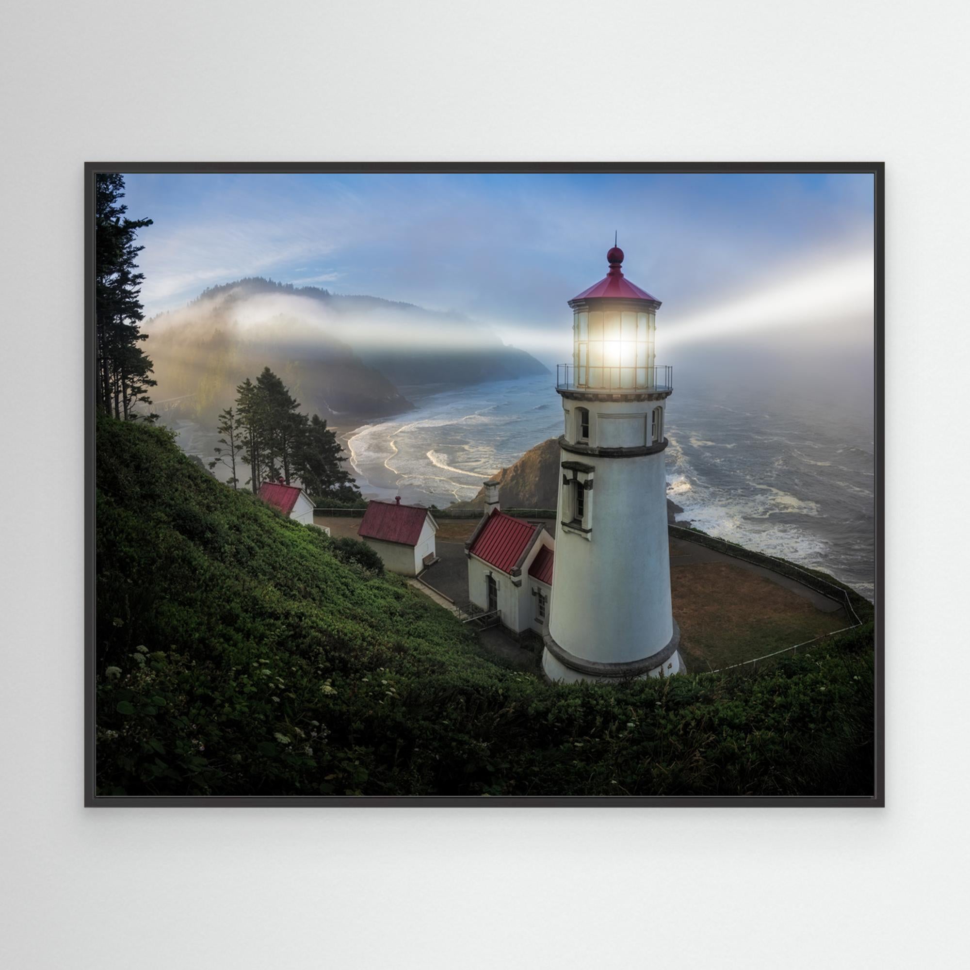 Heceta Head Lighthouse by Ron Langager Canvas