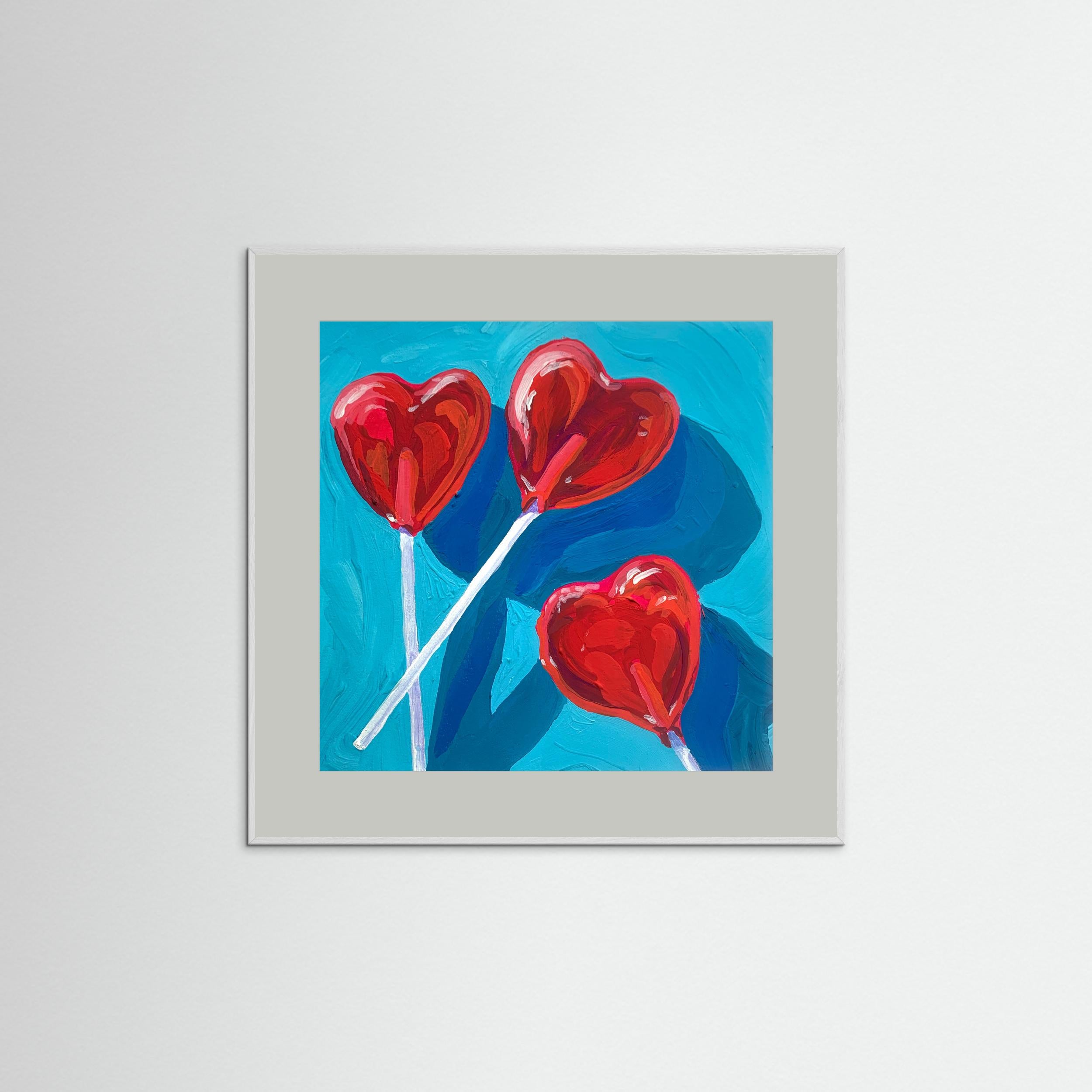 Heart Lollipops by Pauline Wegman | Key And Sea Creative Fine Art Paper
