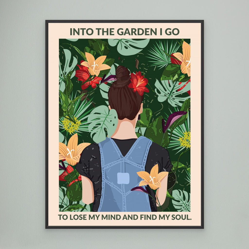 Into the Garden Standard Wall Art by Wall Chart Art Studio