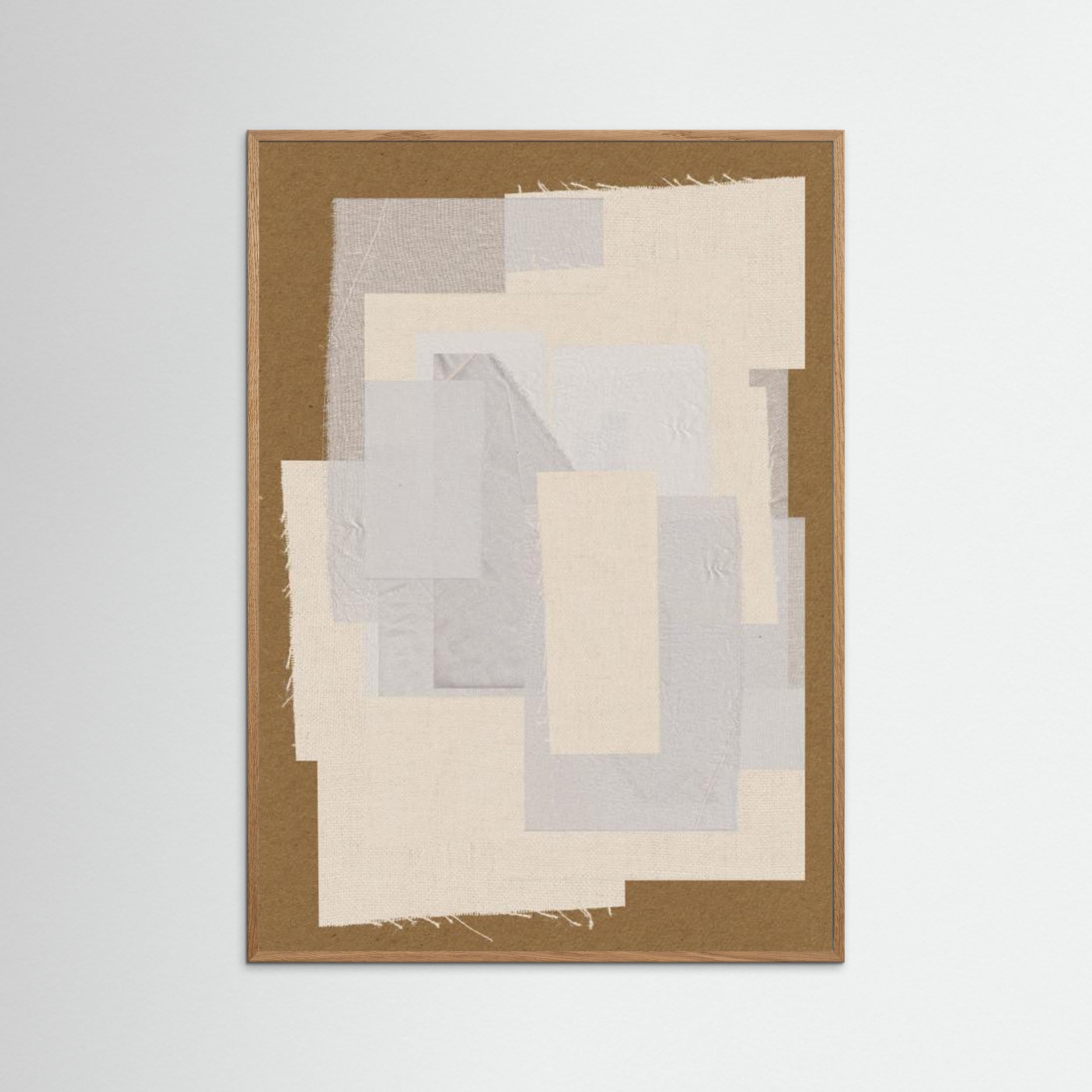 Fabric Pattern Collage No.6 by The Miuus Studio