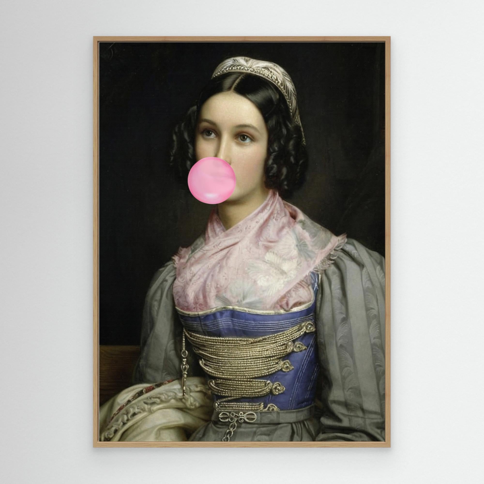 Bubble Gum Portrait by The Art Concept